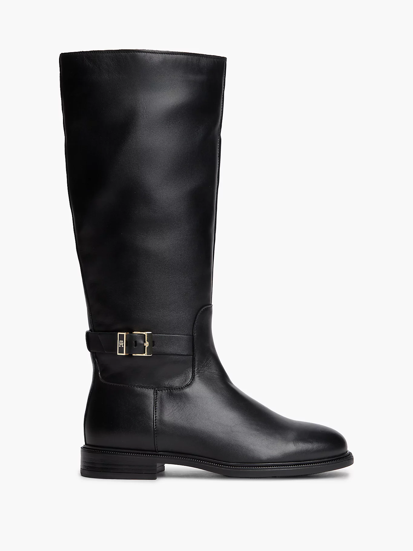 detail Tommy Hilfiger dámske čierne čižmy