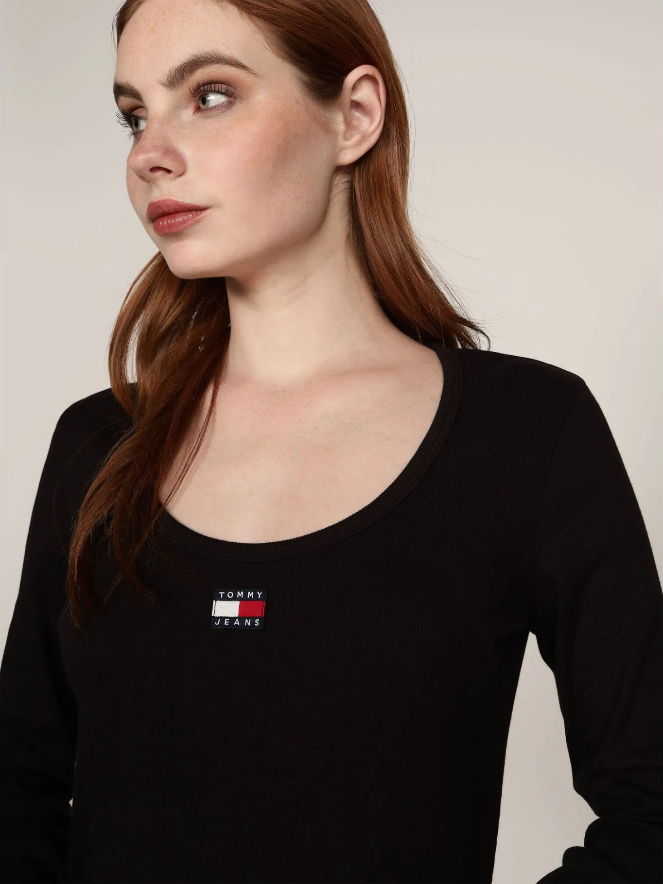detail TJW BADGE RIB BODYCON DRESS EX