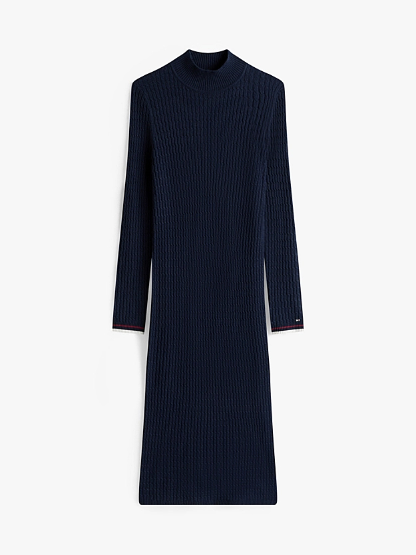 detail Tommy Hilfiger svetrové šaty