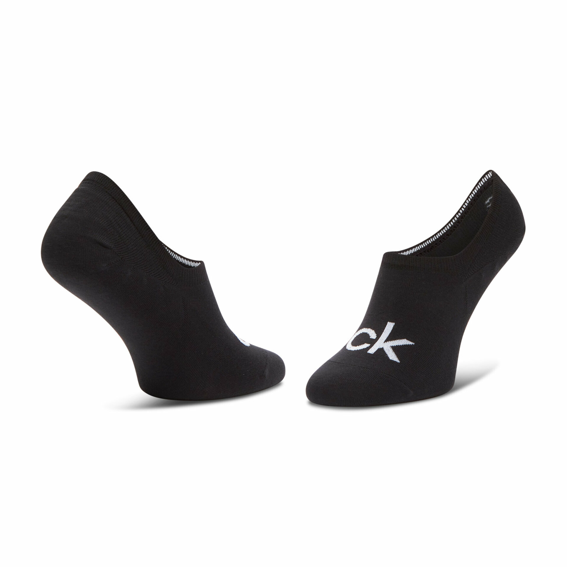 detail Calvin Klein pánske čierne ponožky 2pack