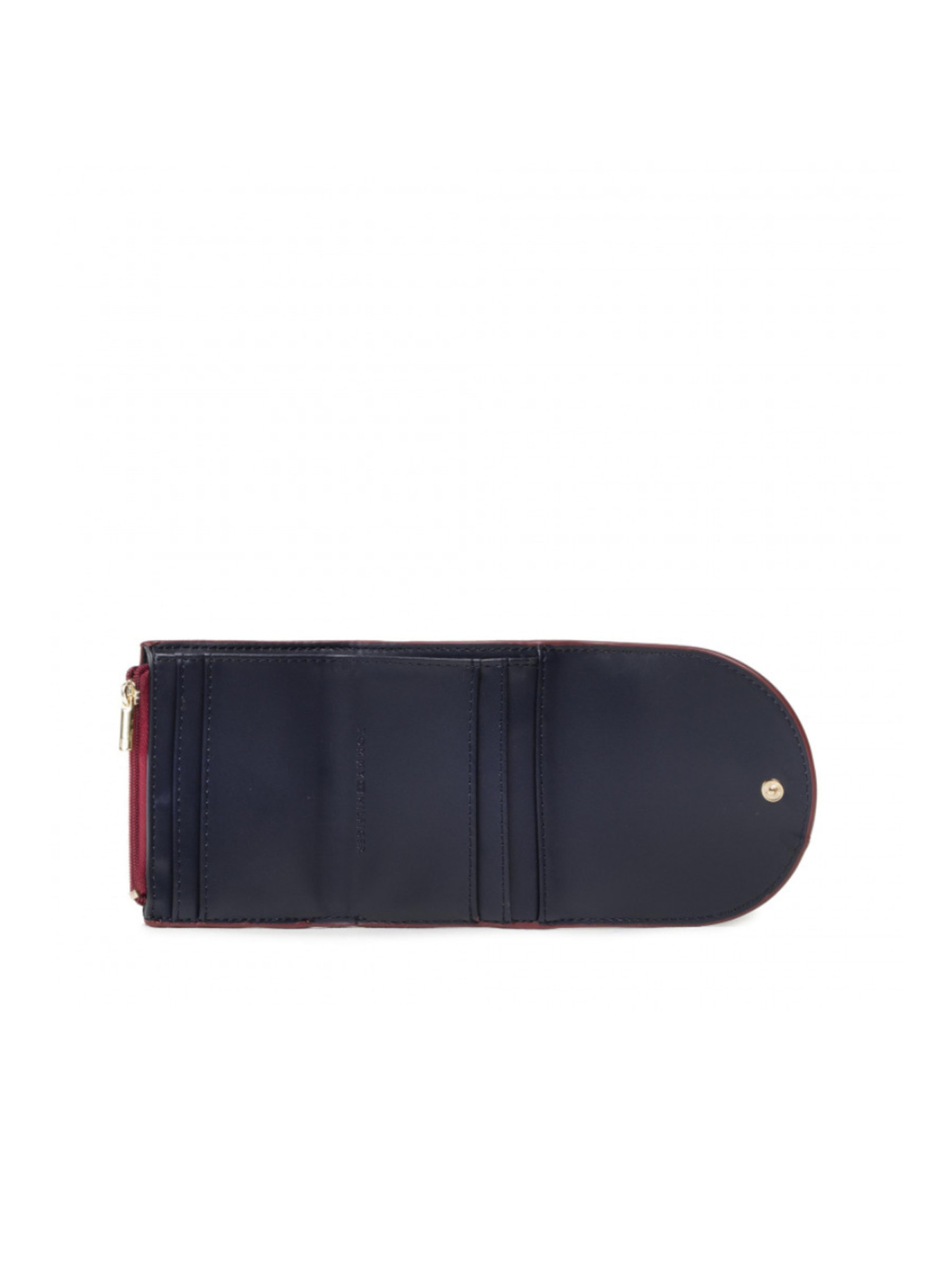 detail Tommy Hilfiger dámska vínová peňaženka