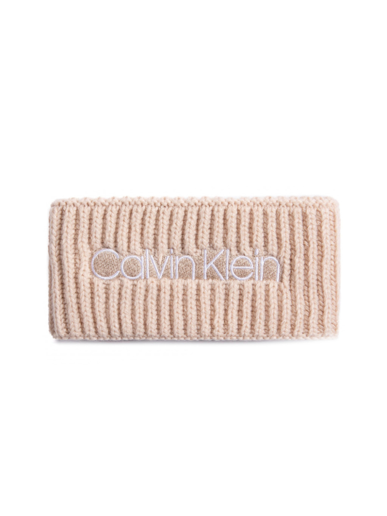 detail Calvin Klein dámska béžová čelenka
