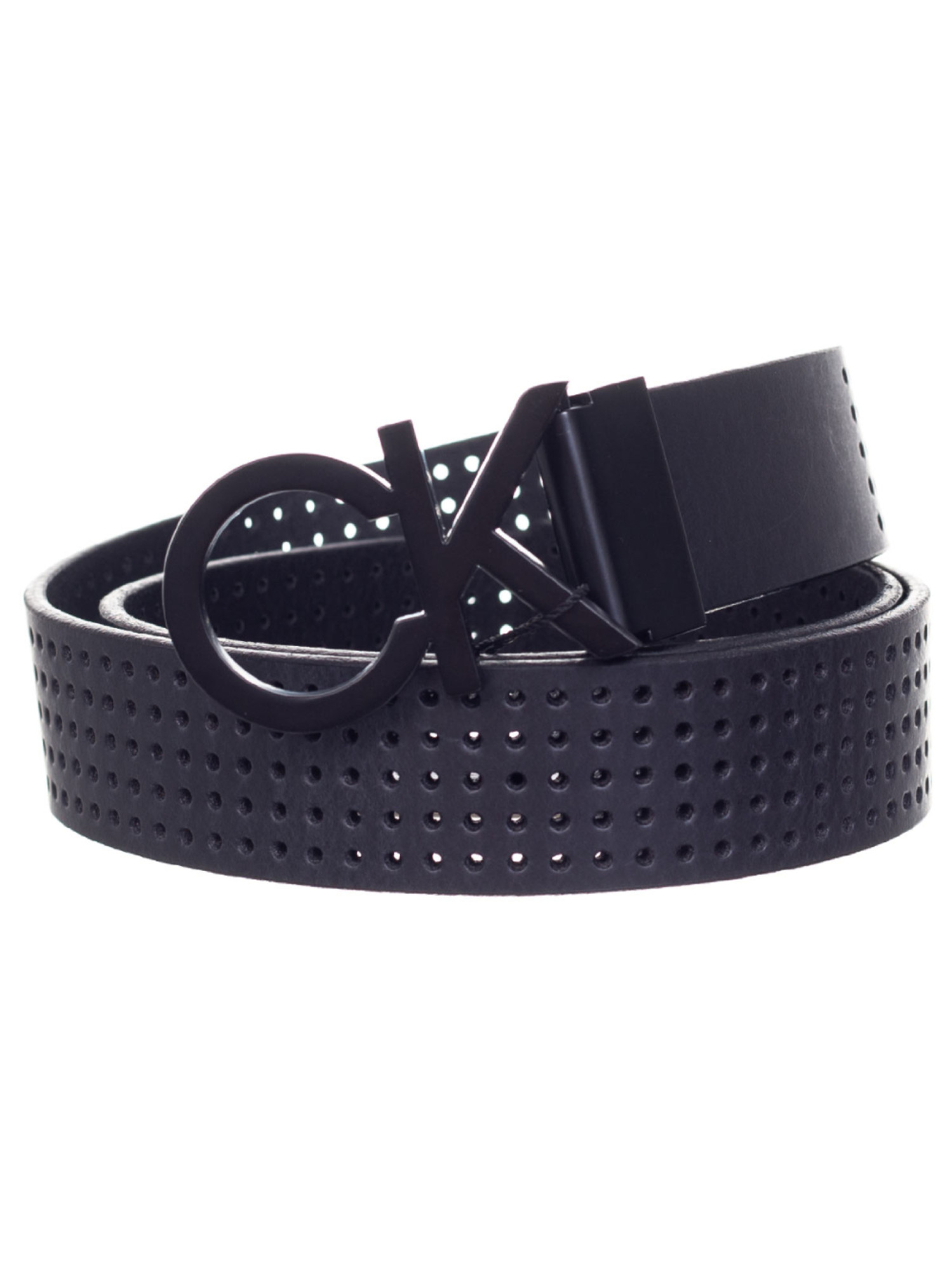 detail Calvin Klein pánsky čierny opasok