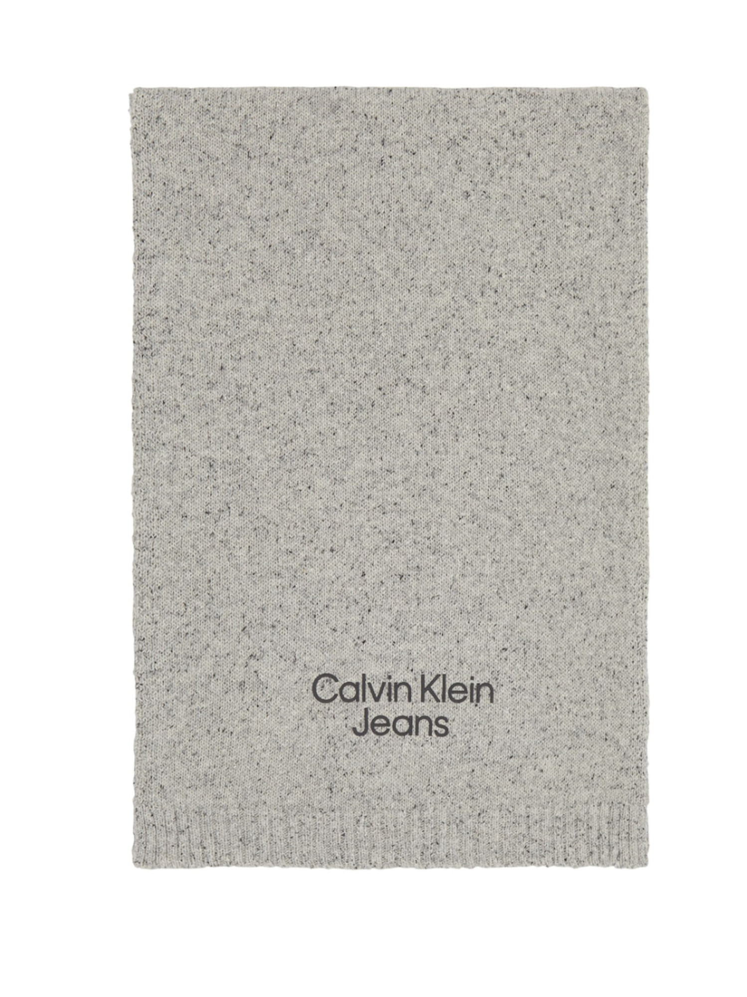 detail Calvin Klein pánsky šedý šál