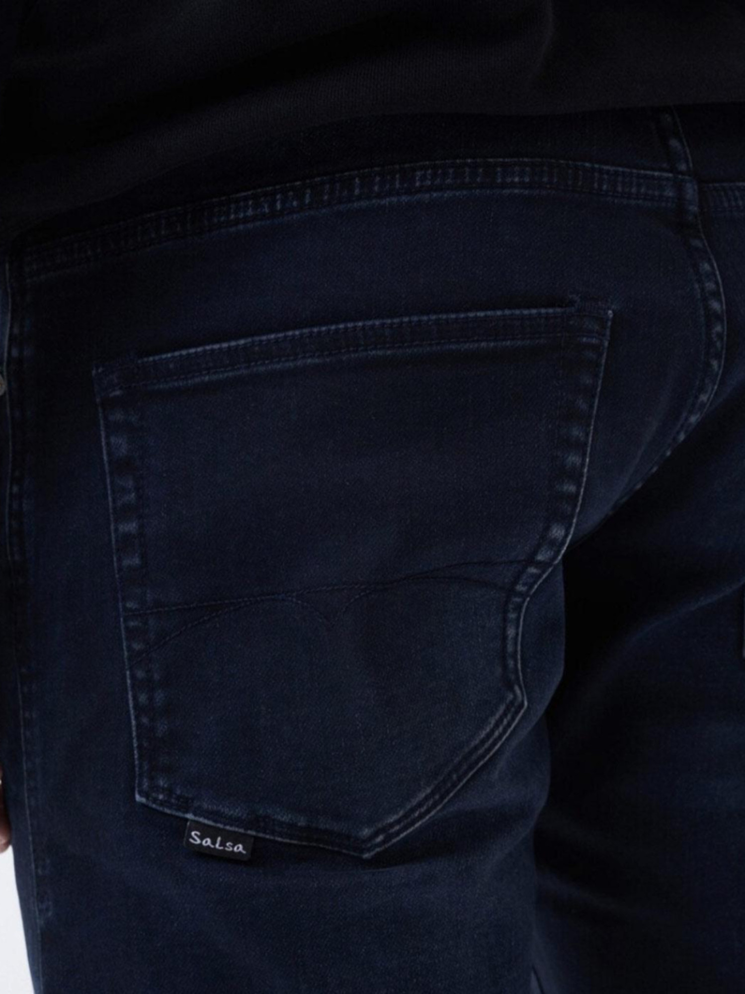 detail Salsa Jeans pánske modré džínsy