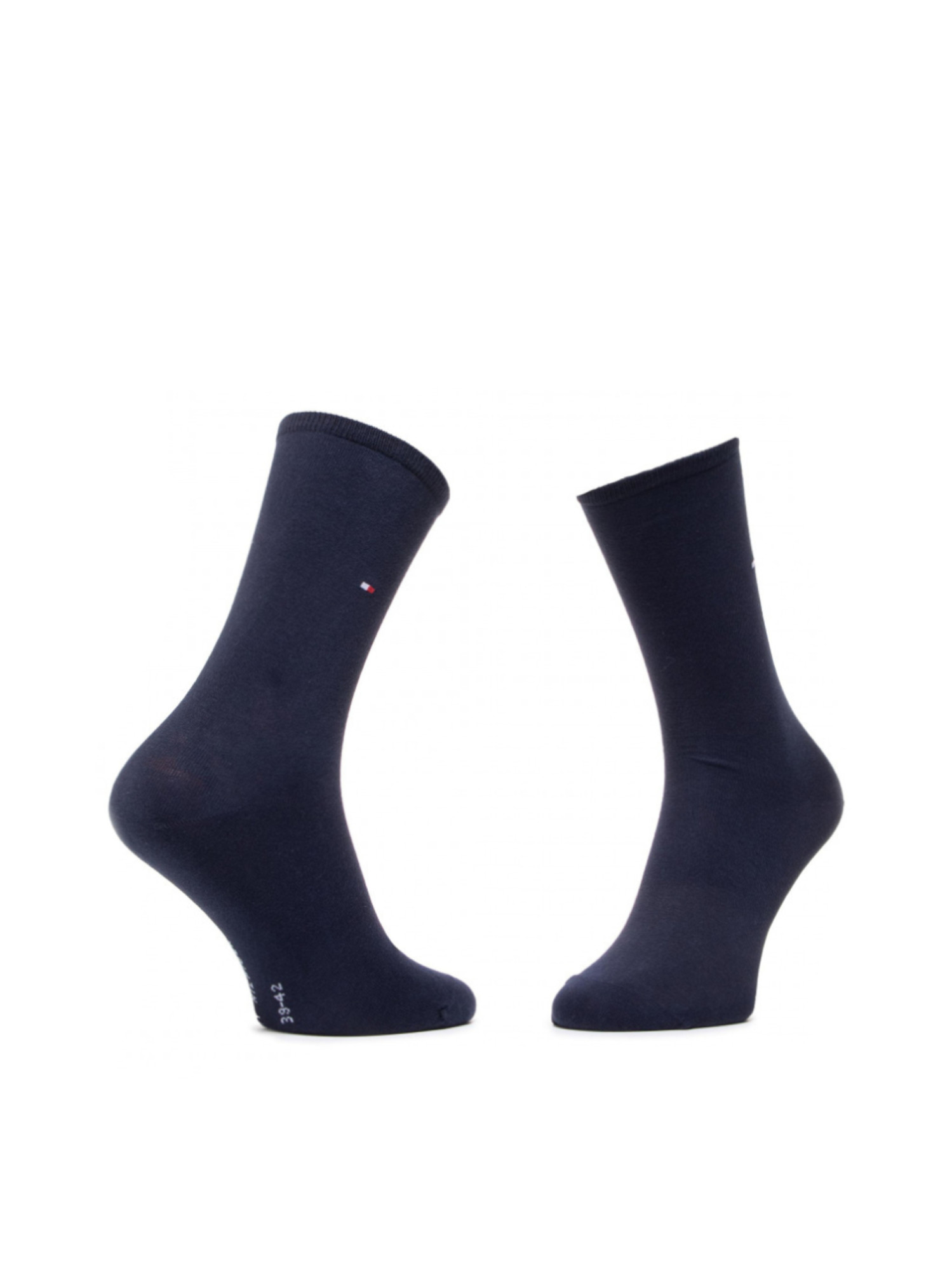 detail Tommy Hilfiger dámske biele a modré ponožky 2 pack Dot