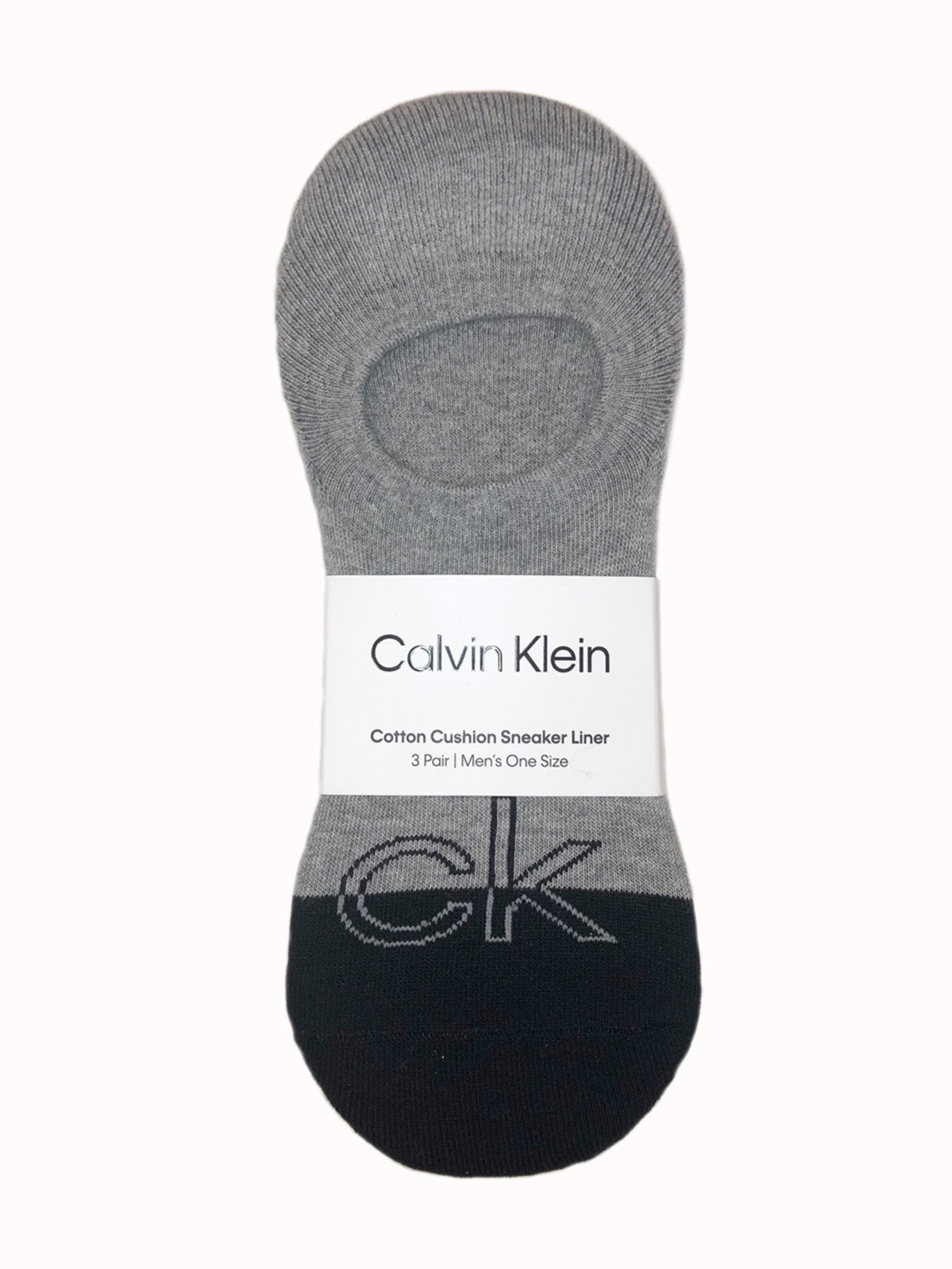 detail Calvin Klein dámske biele ponožky 2pack