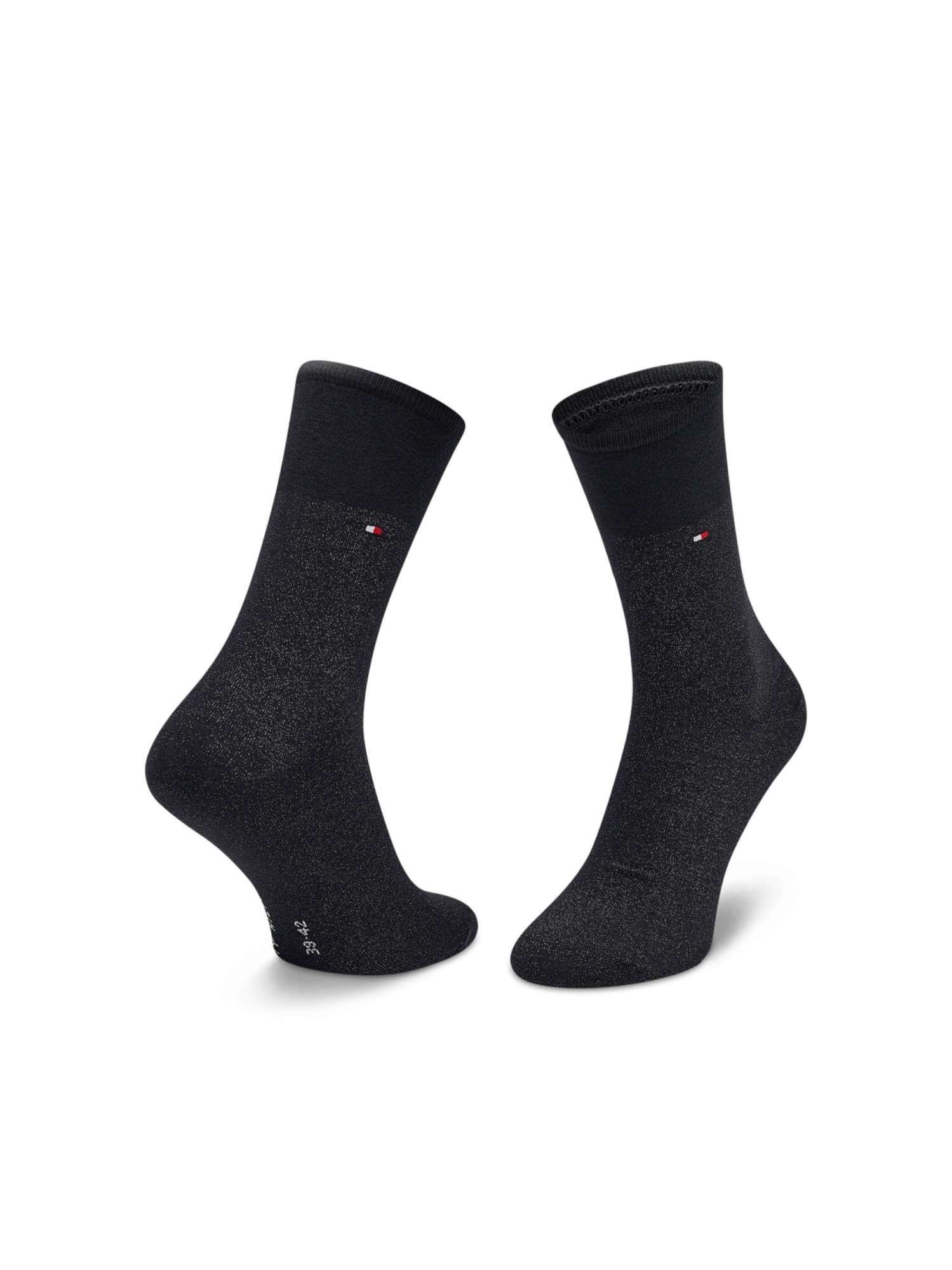 detail Tommy Hilfiger dámske čierne ponožky 3pack