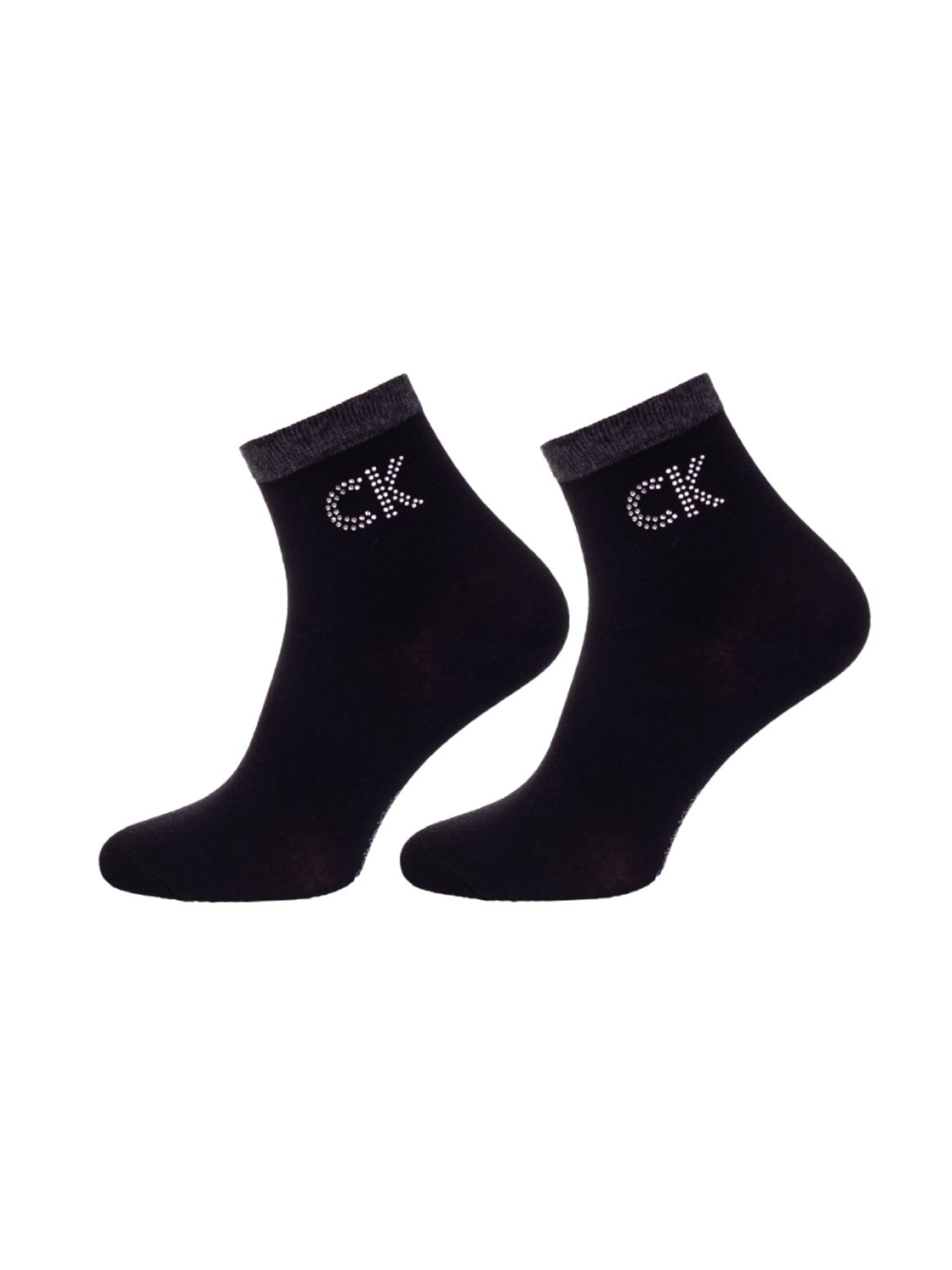 detail Calvin Klein dámske čierne ponožky