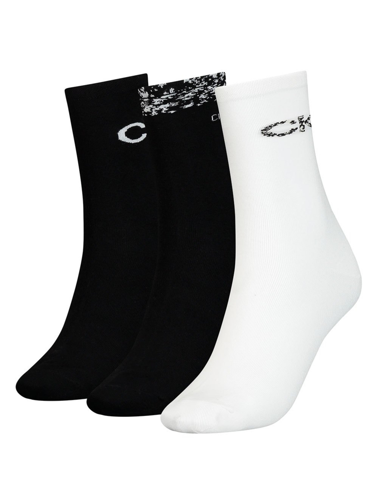 detail Calvin Klein dámske ponožky 3 pack