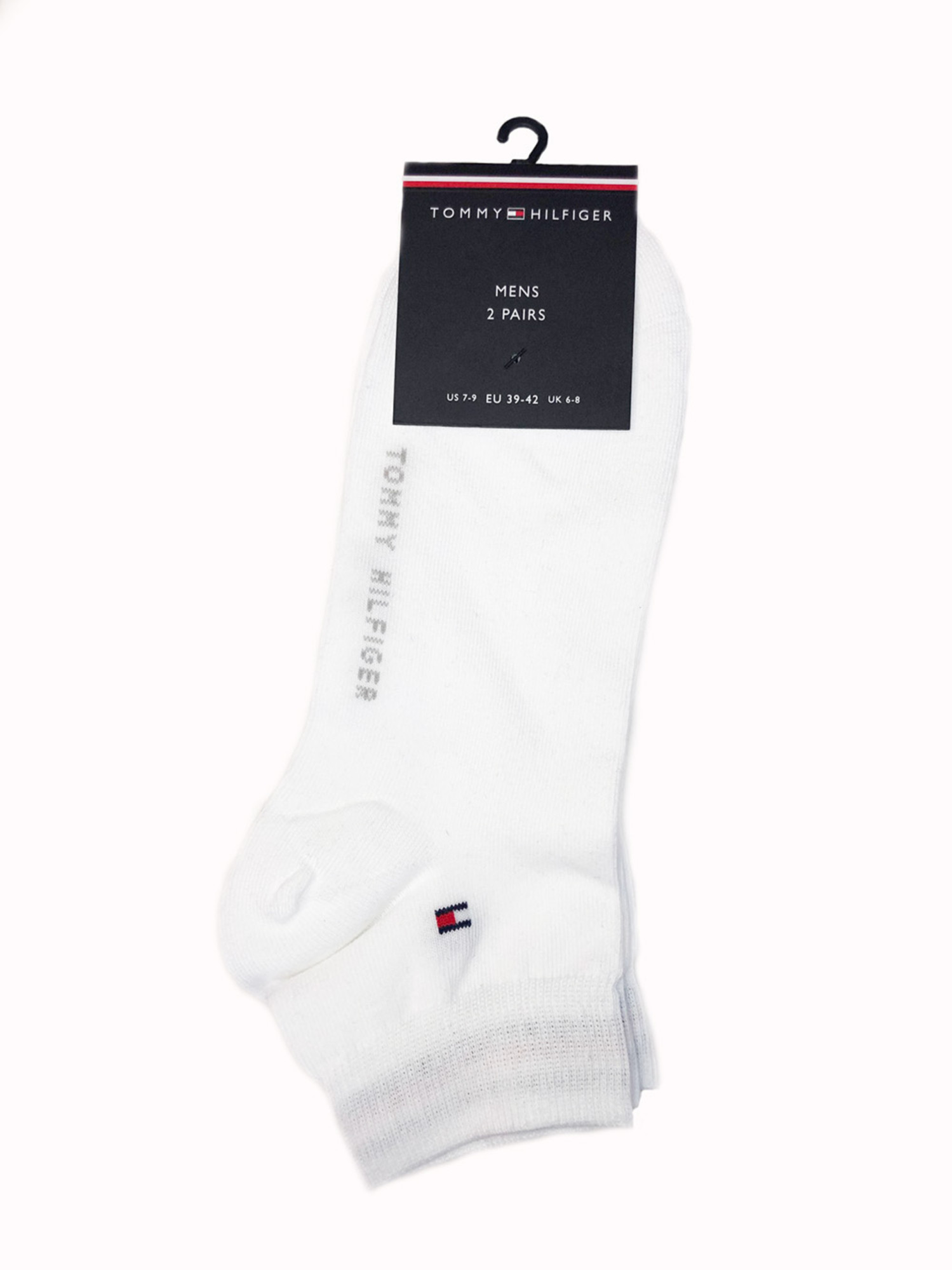 detail Tommy Hilfiger pánske čierne ponožky 2 pack