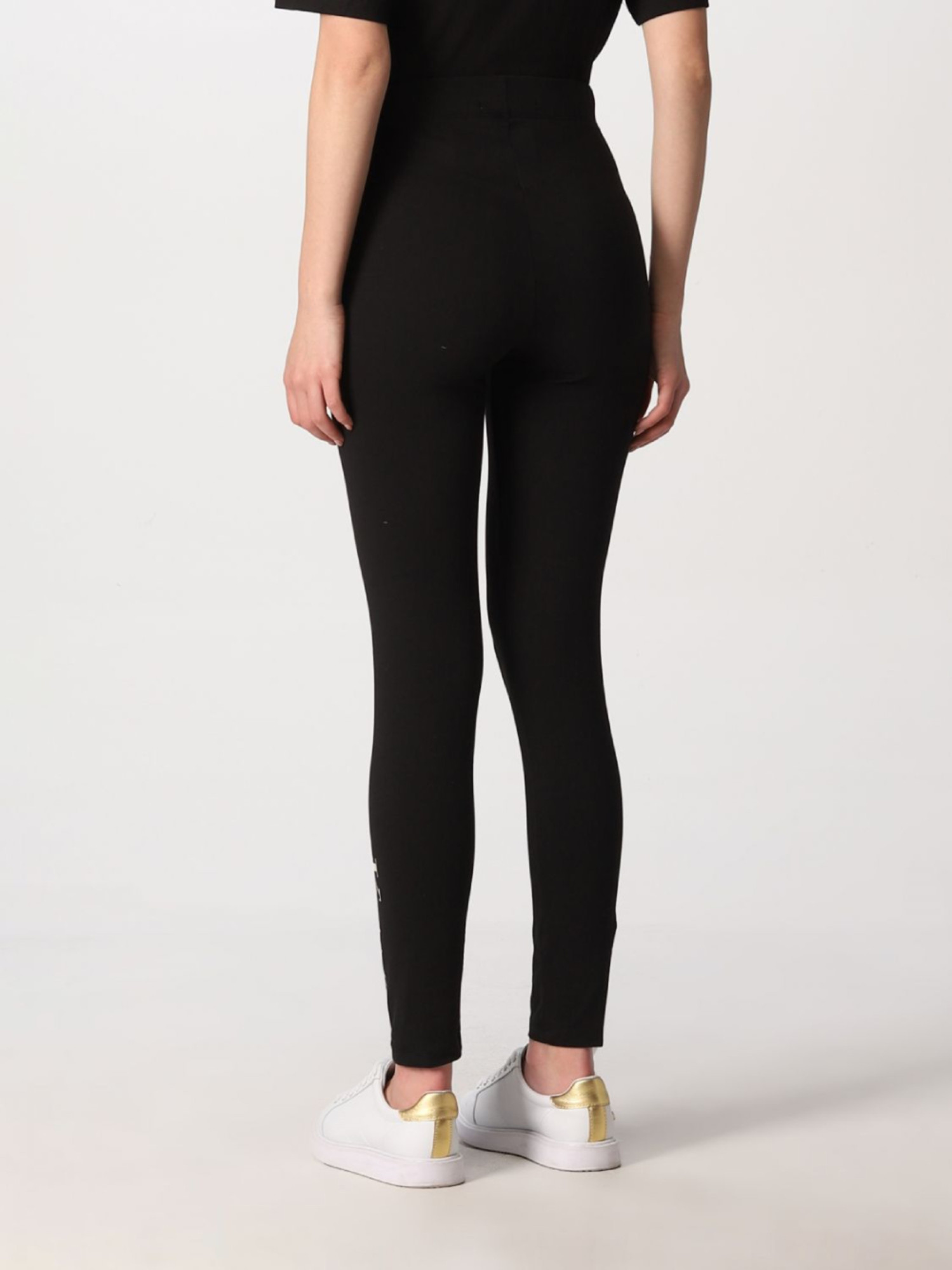detail Calvin Klein dámske čierne legíny