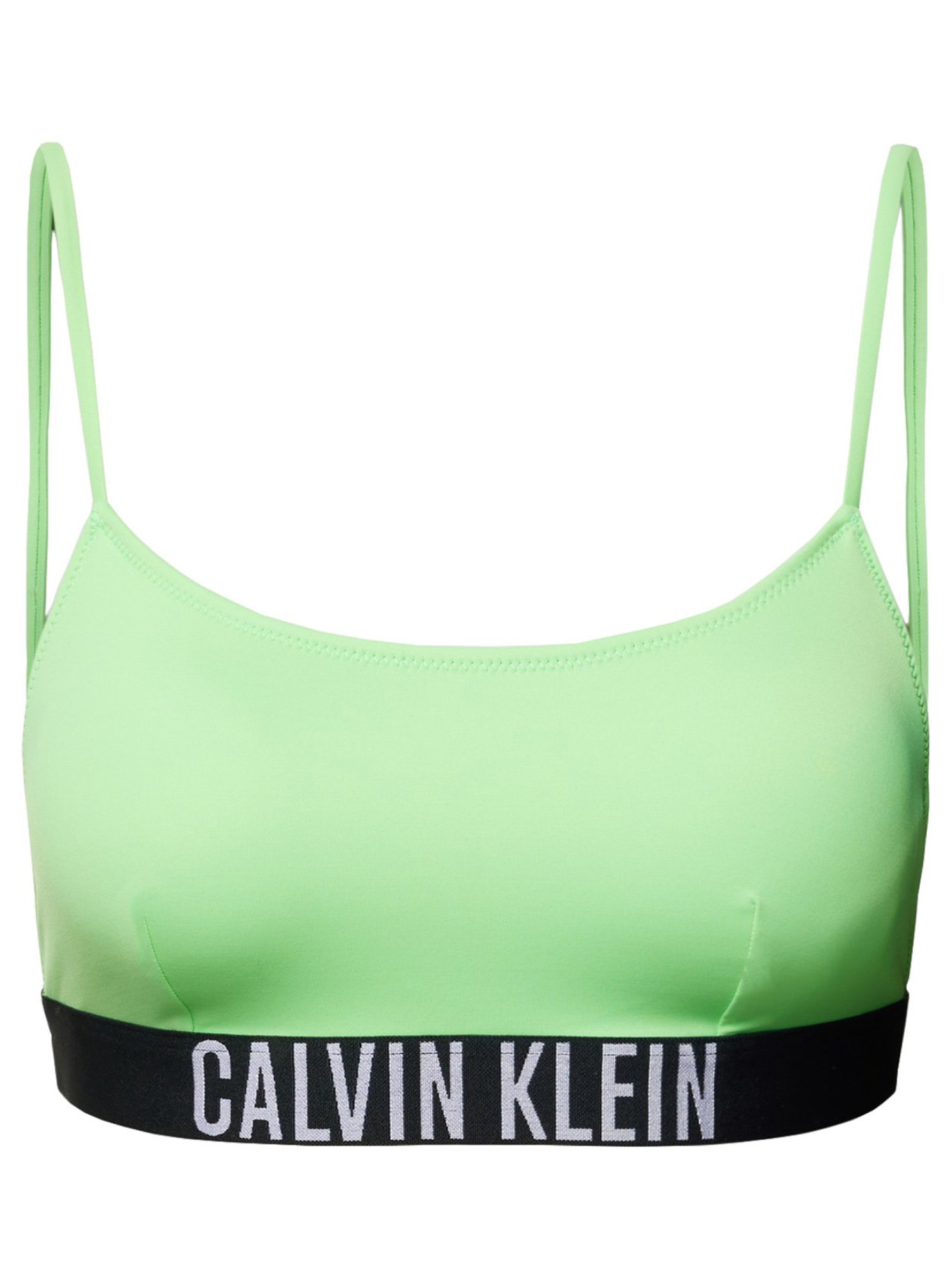 detail Calvin Klein dámska zelená plavková podprsenka