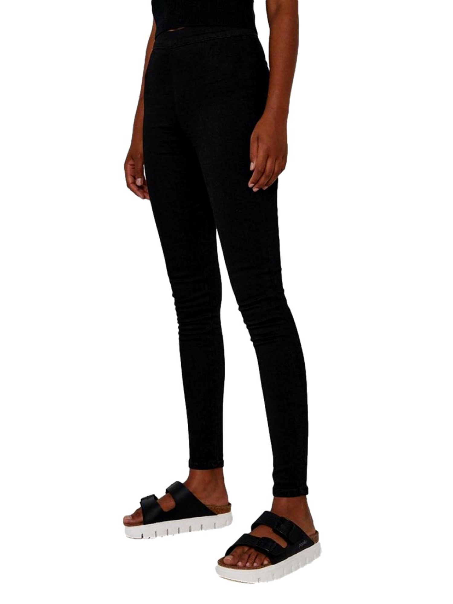 detail Pepe Jeans dámske čierne leginy