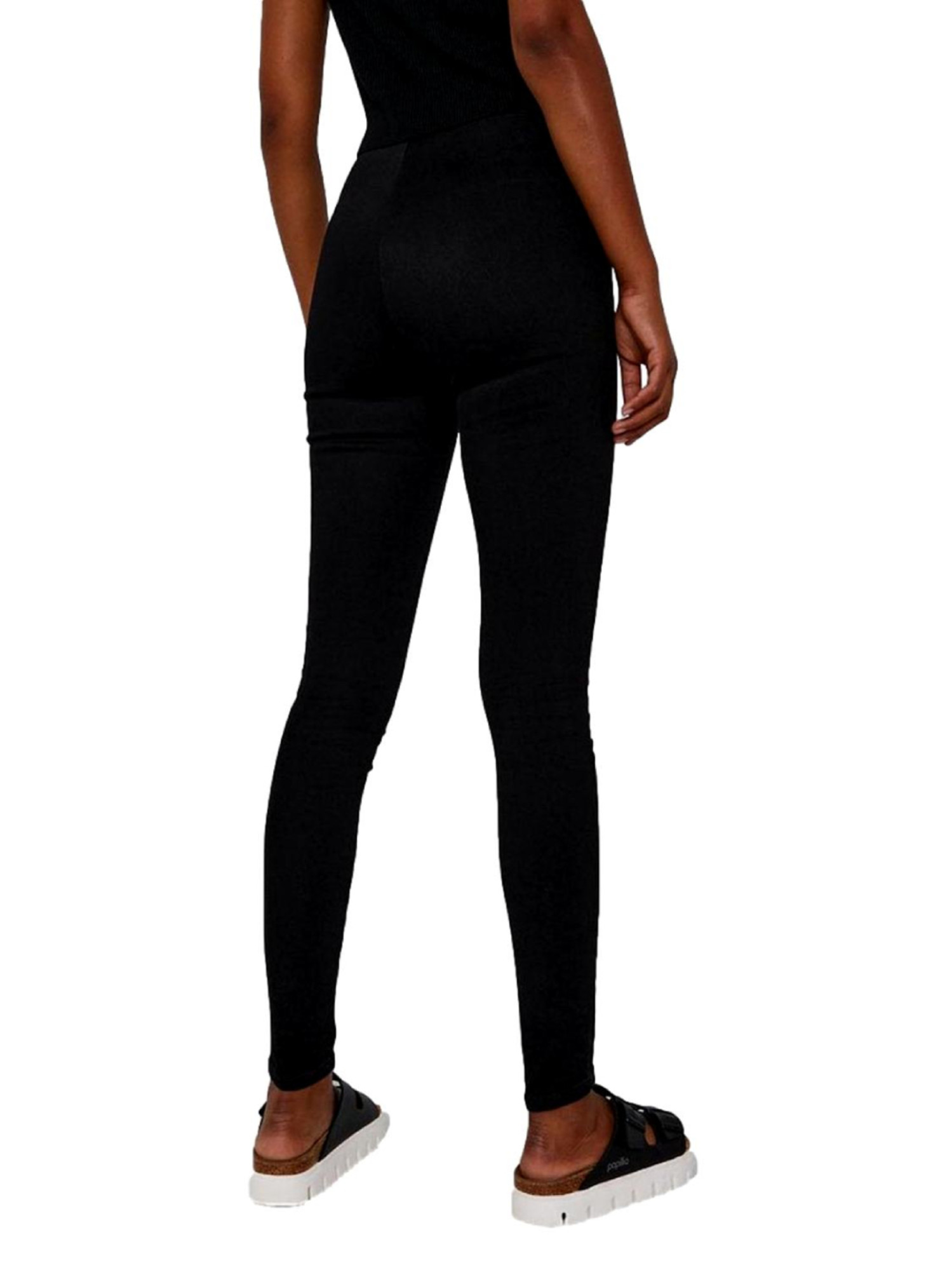 detail Pepe Jeans dámske čierne leginy