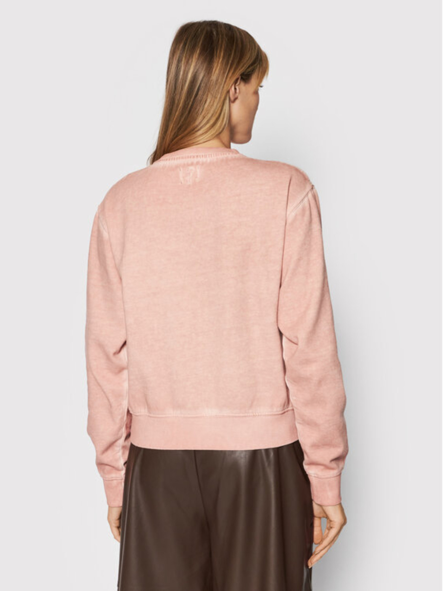 detail Guess dámska oranžová mikina