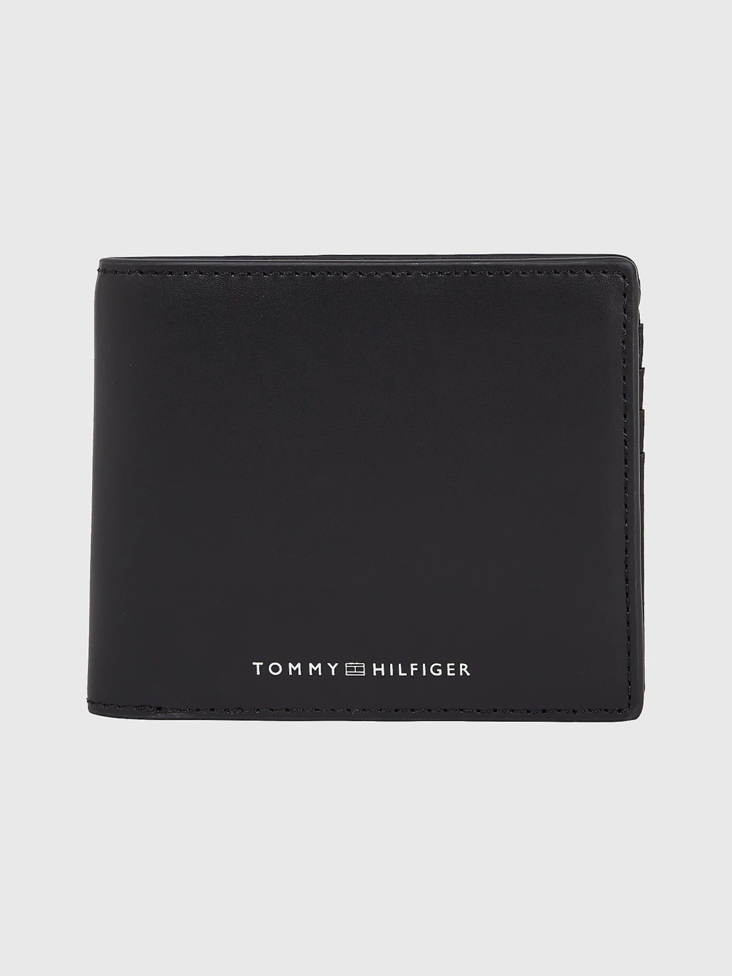 detail Tommy Hilfiger pánska čierna peňaženka modern