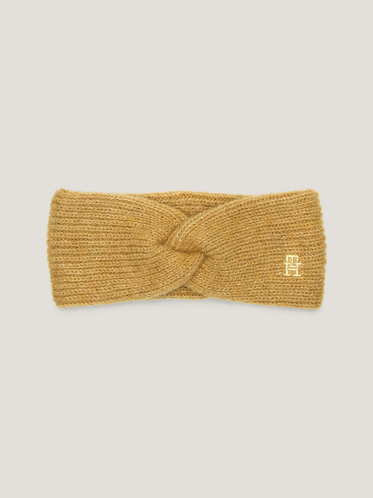 detail Tommy Hilfiger dámska hnedá čelenka