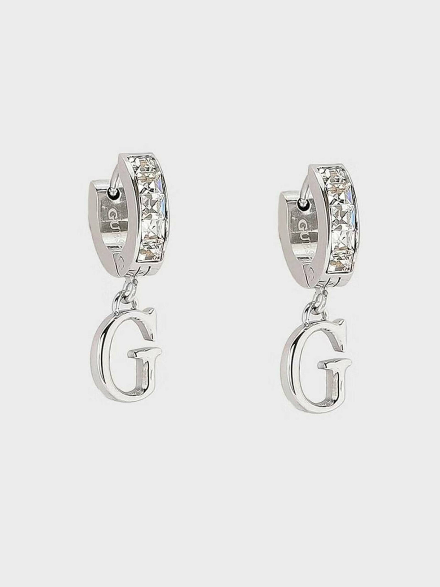 detail Guess dámske strieborné náušnice