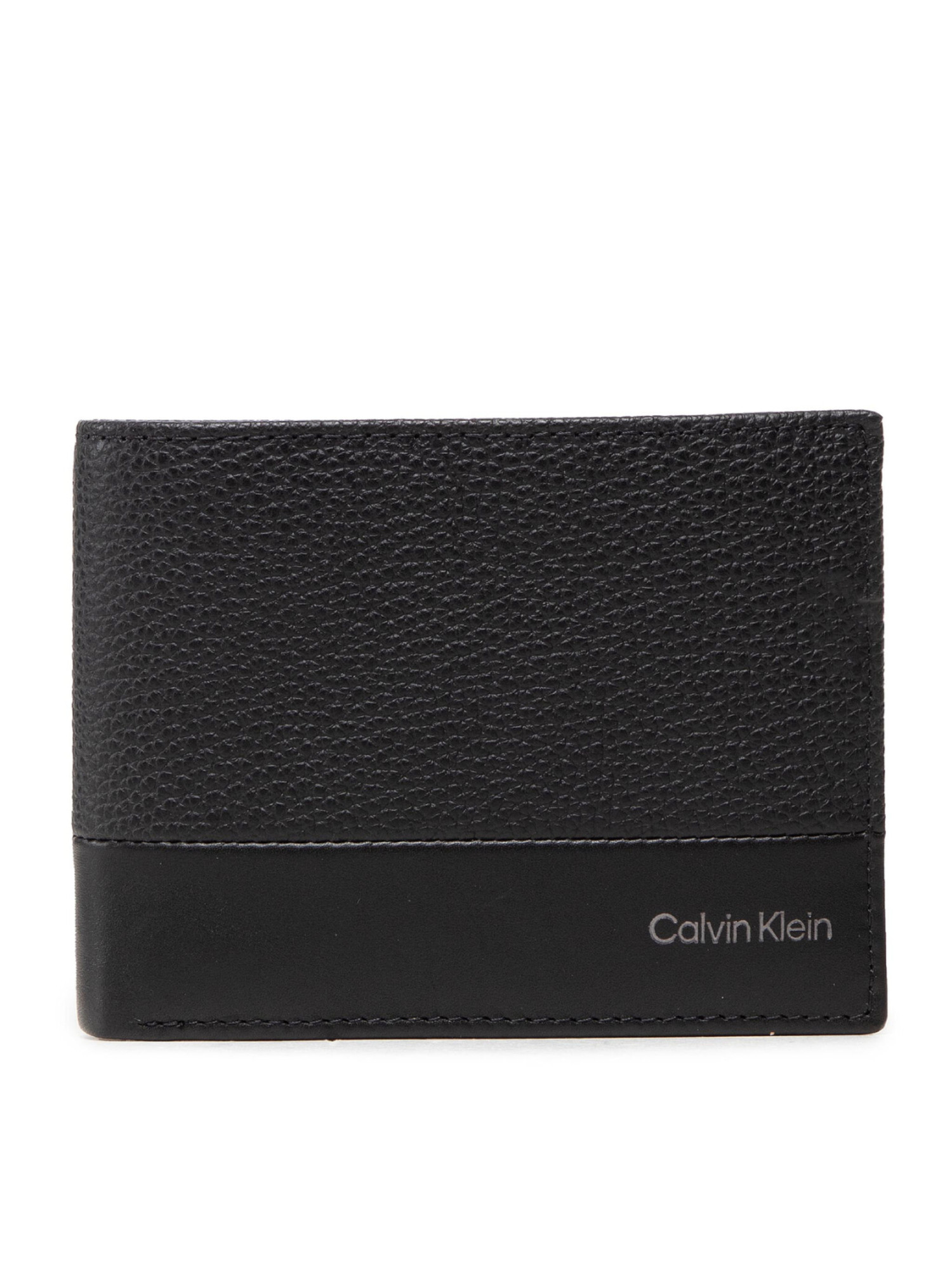 detail Calvin Klein pánska čierna peňaženka
