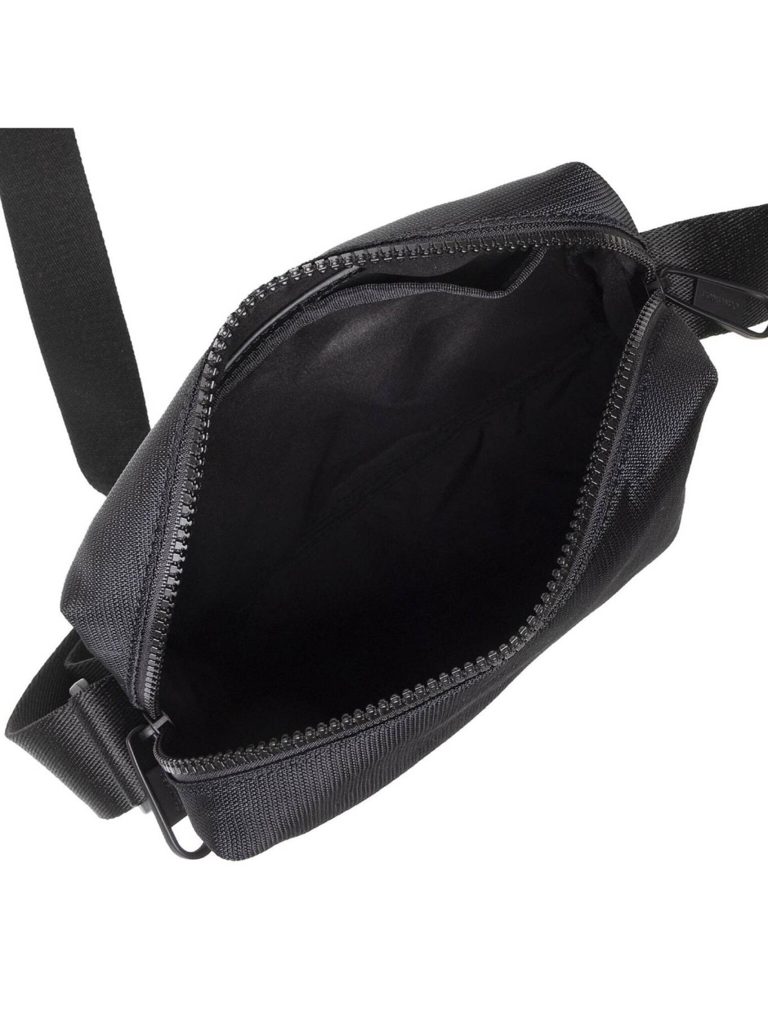 detail Calvin Klein pánske čierne crossbody