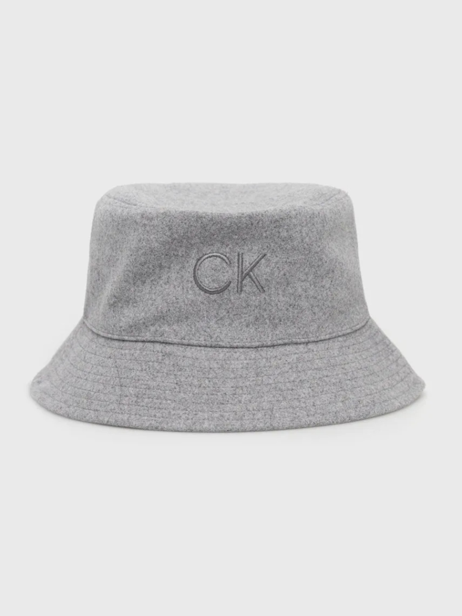 detail Calvin Klein dámsky šedý klobúk