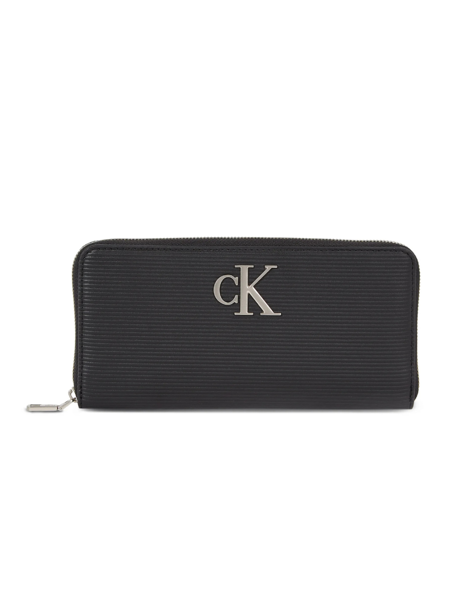 detail Calvin Klein dámska čierna peňaženka