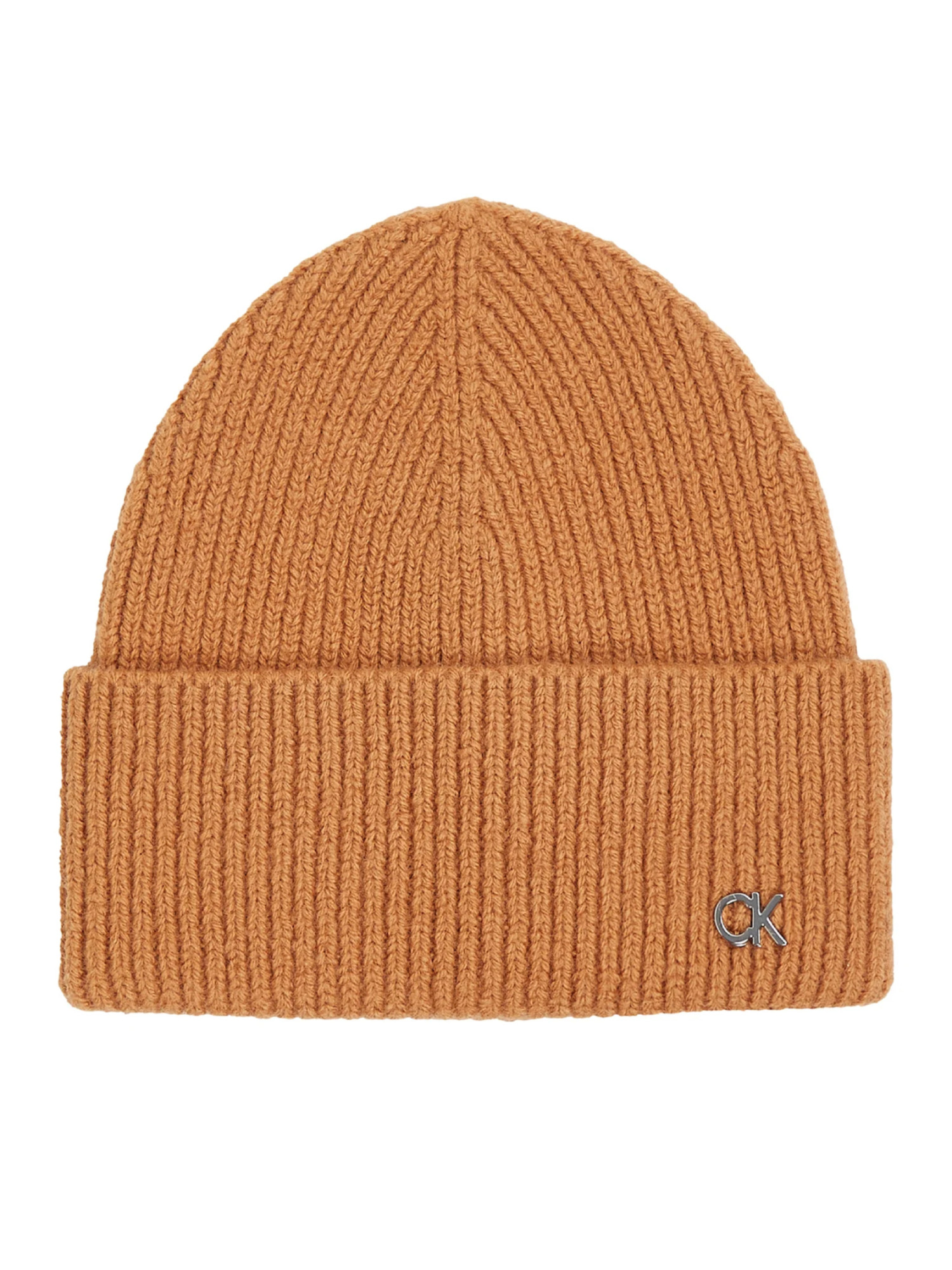 detail Calvin Klein dámska hnedá čiapka