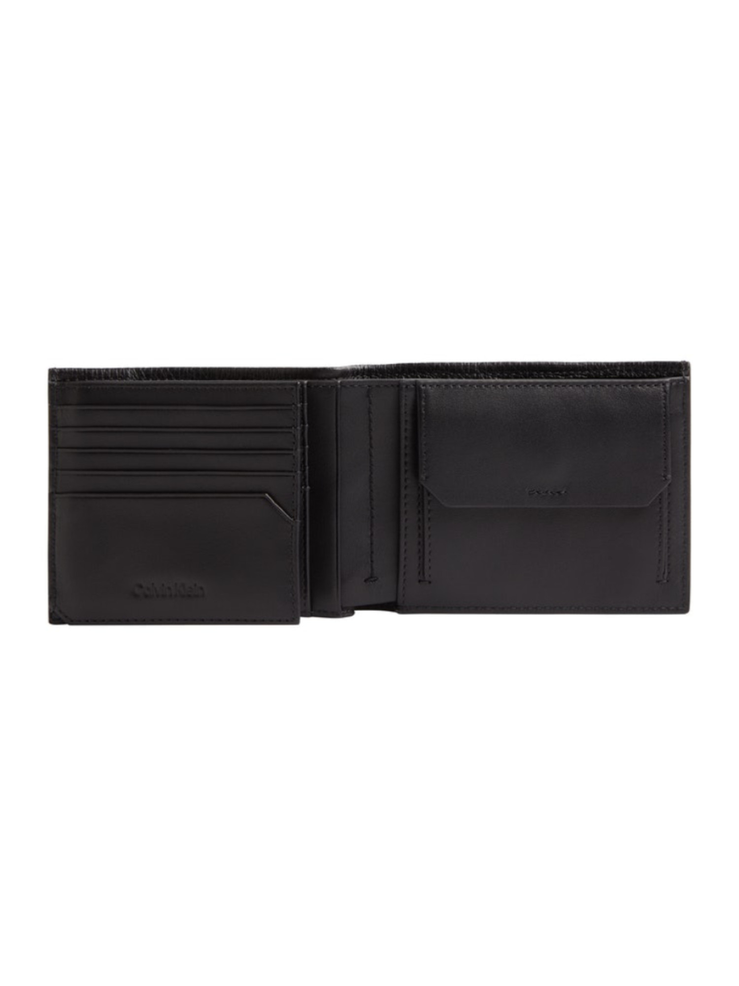 detail Calvin Klein pánska čierna peňaženka