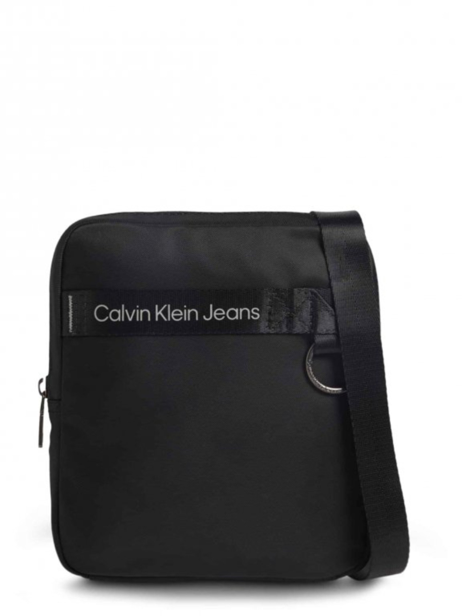 detail Calvin Klein pánske čierne crossbody