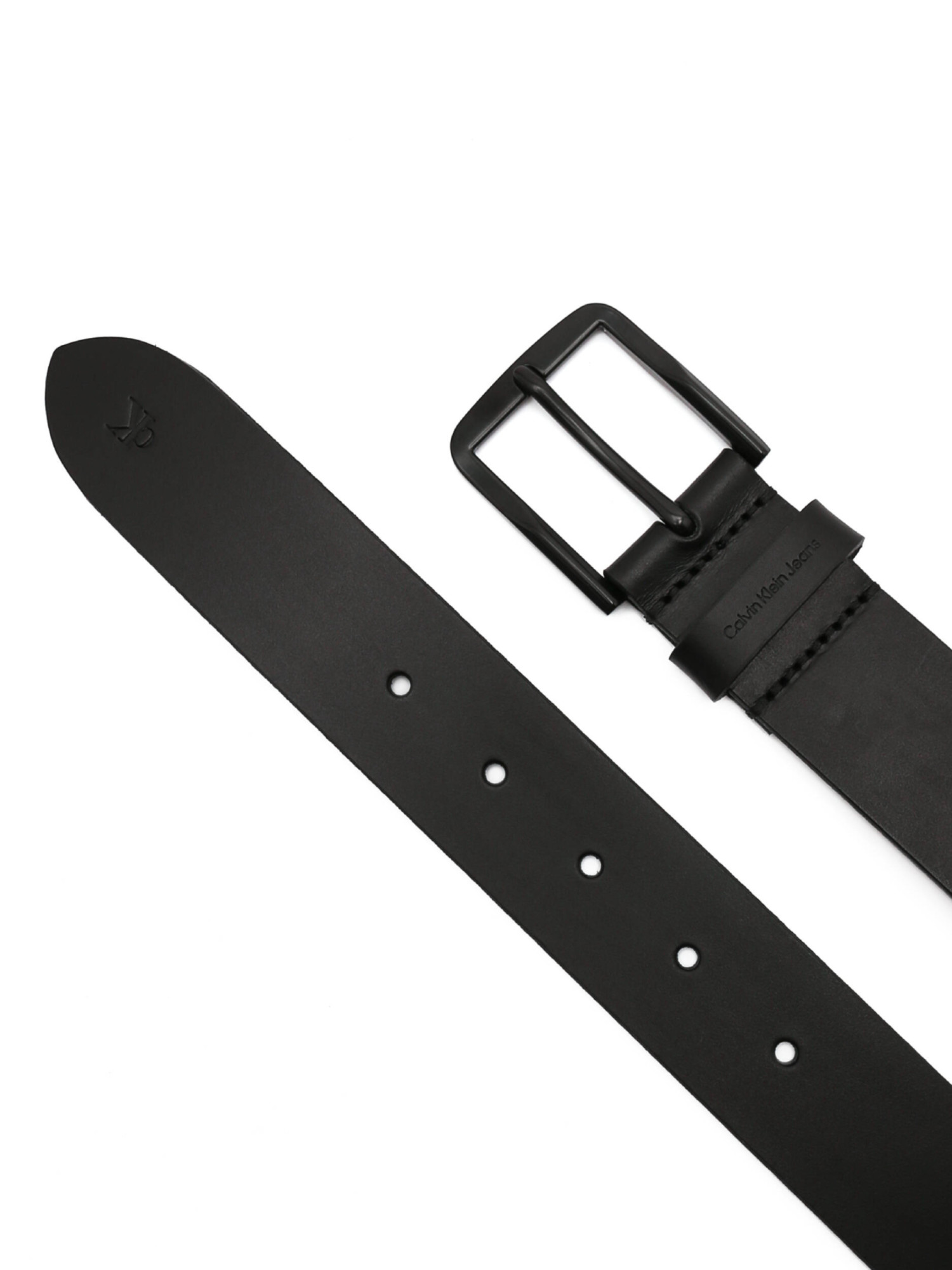 detail Calvin Klein pánsky čierny opasok