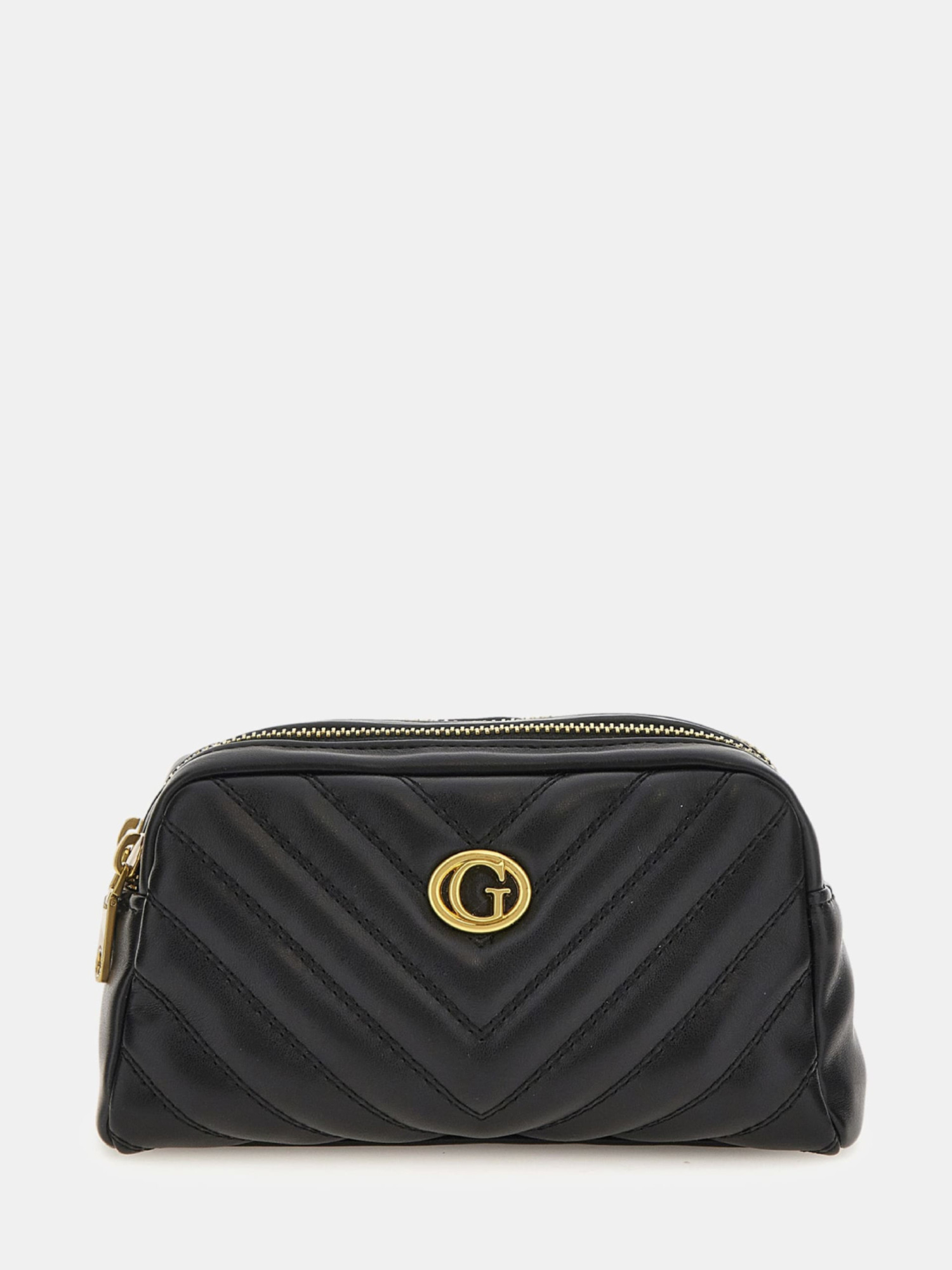 detail Guess dámska čierna kozmetická taštička