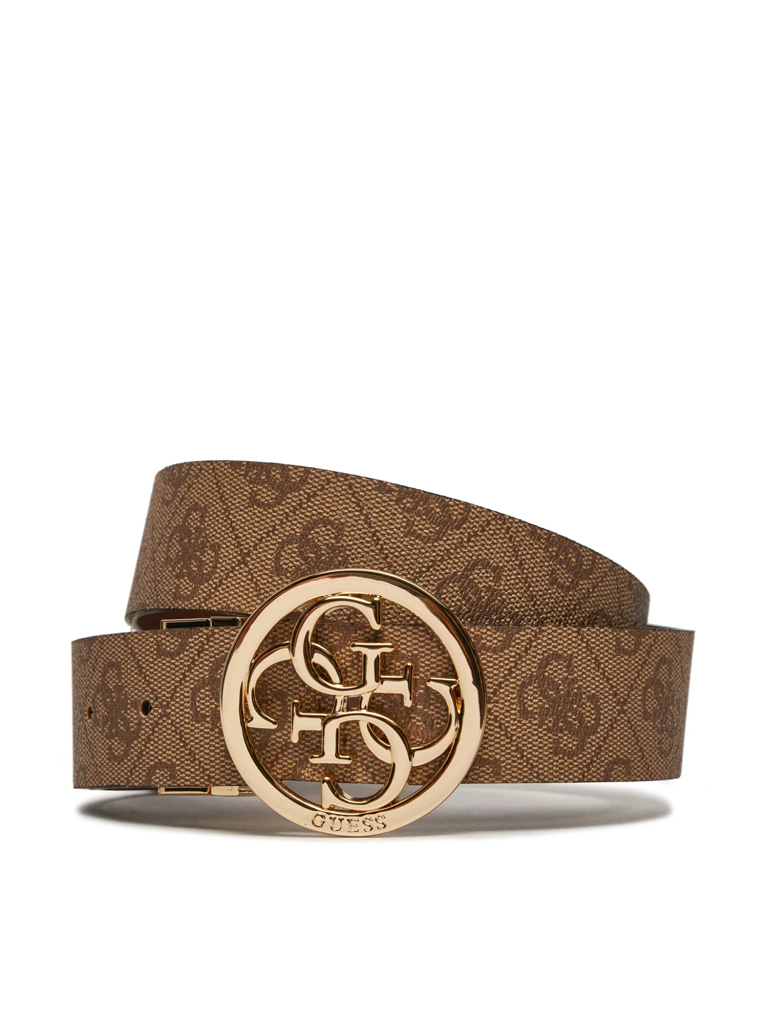 detail Guess dámsky hnedý opasok