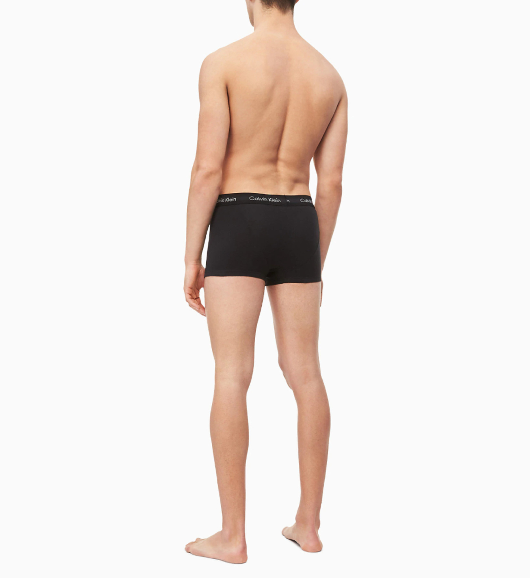 detail Calvin Klein pánske čierne boxerky 3 pack