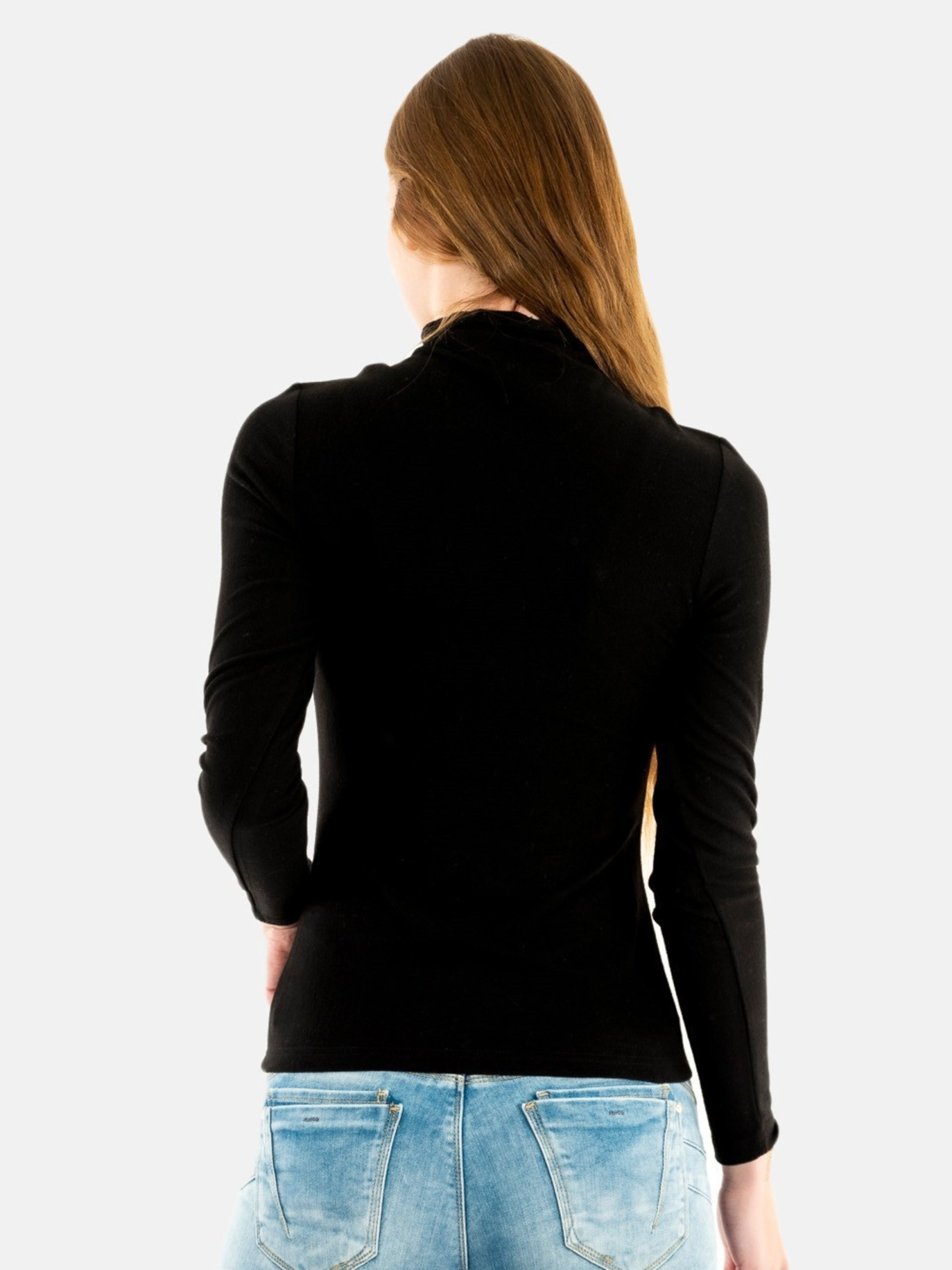 detail Salsa Jeans dámske čierne tričko