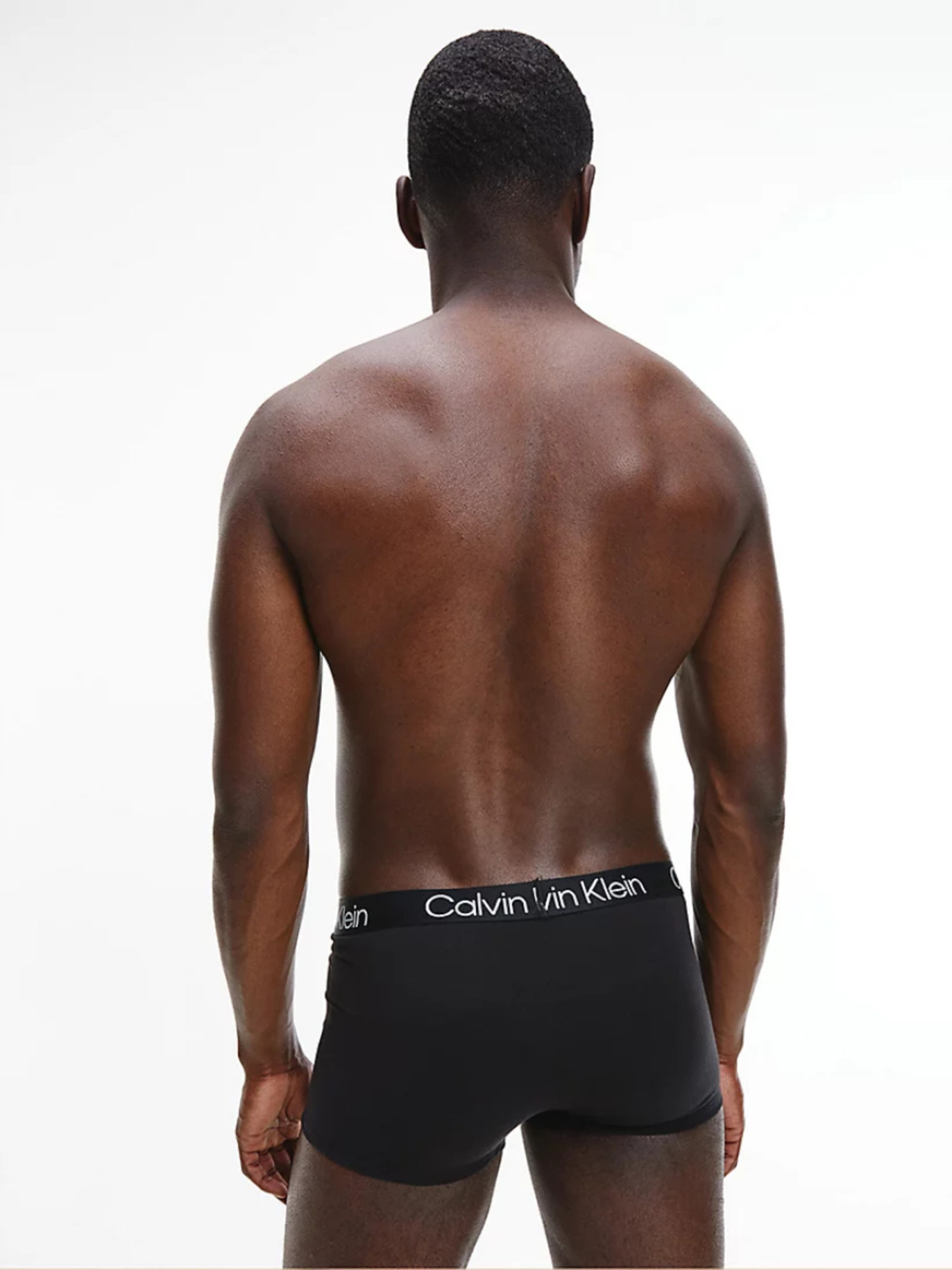 detail Calvin Klein pánske čierne boxerky 3 pack
