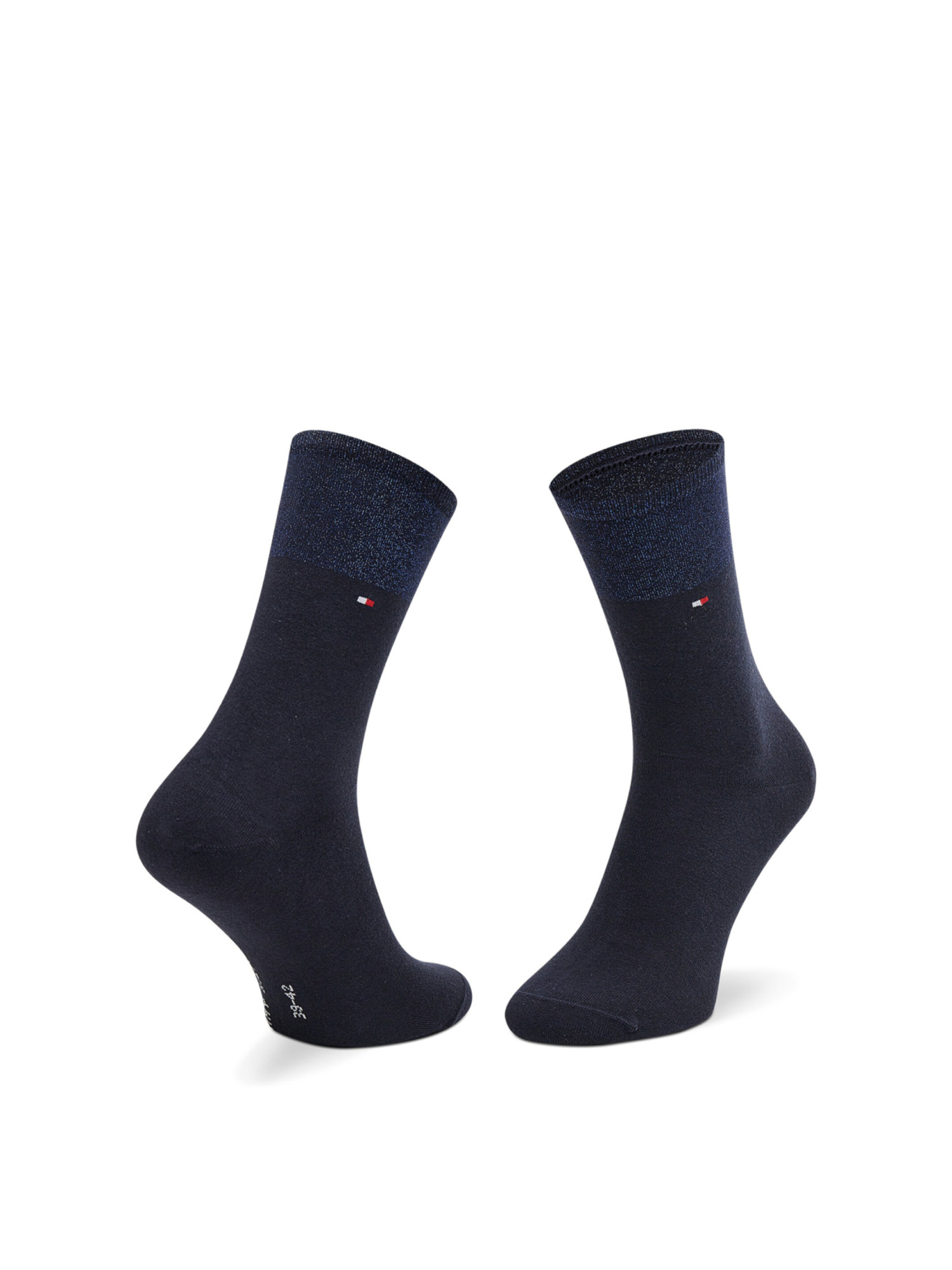 detail Tommy Hilfiger dámske tmavomodré ponožky 3pack