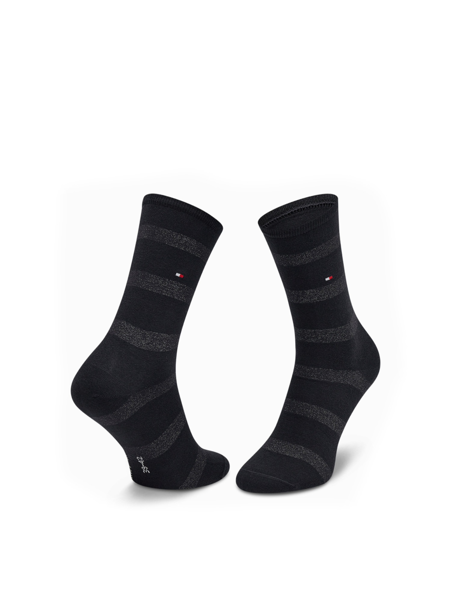 detail Tommy Hilfiger dámske čierne ponožky 3pack
