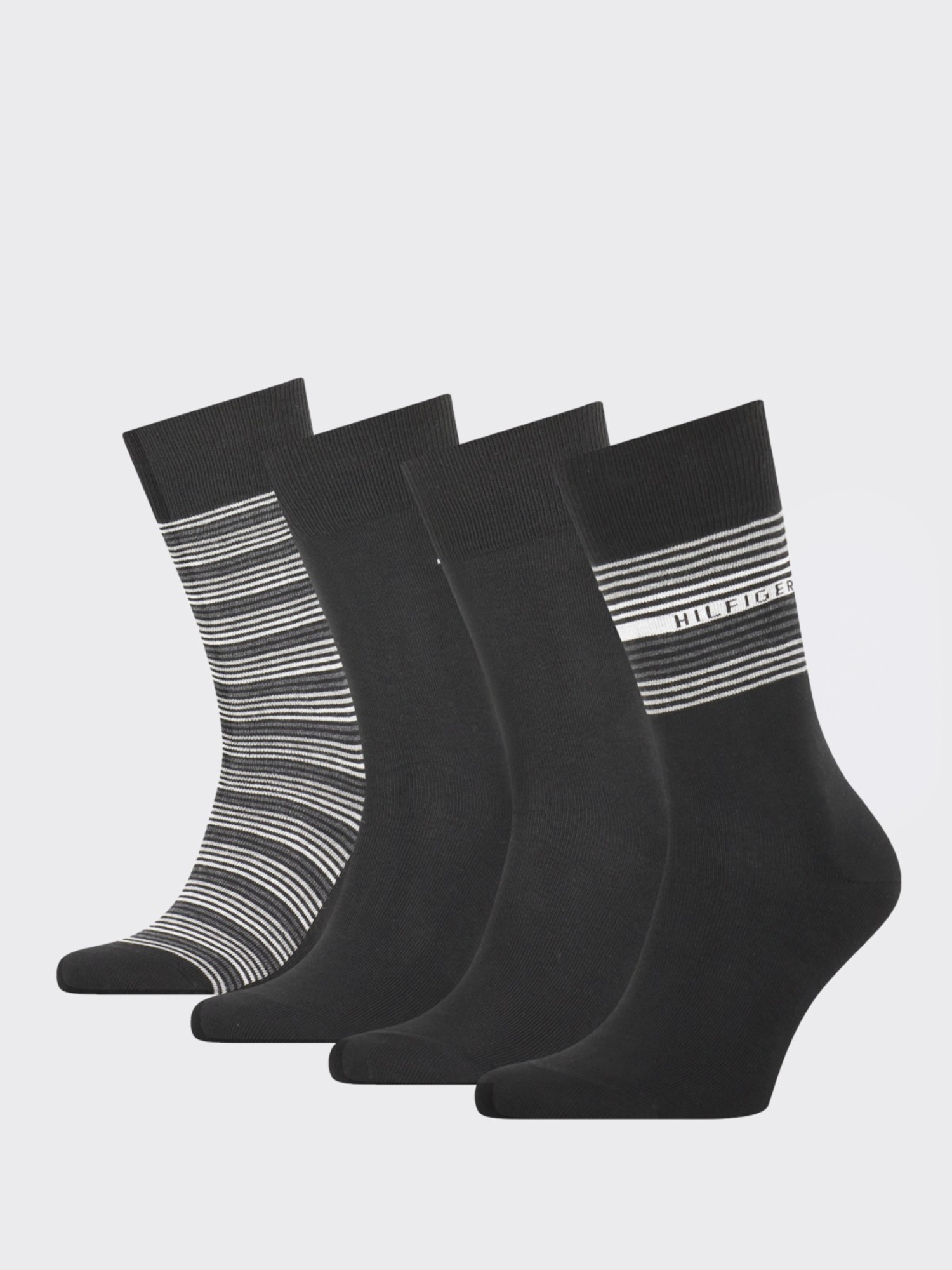detail Tommy Hilfiger pánske modro červeno biele ponožky Box 4 pack