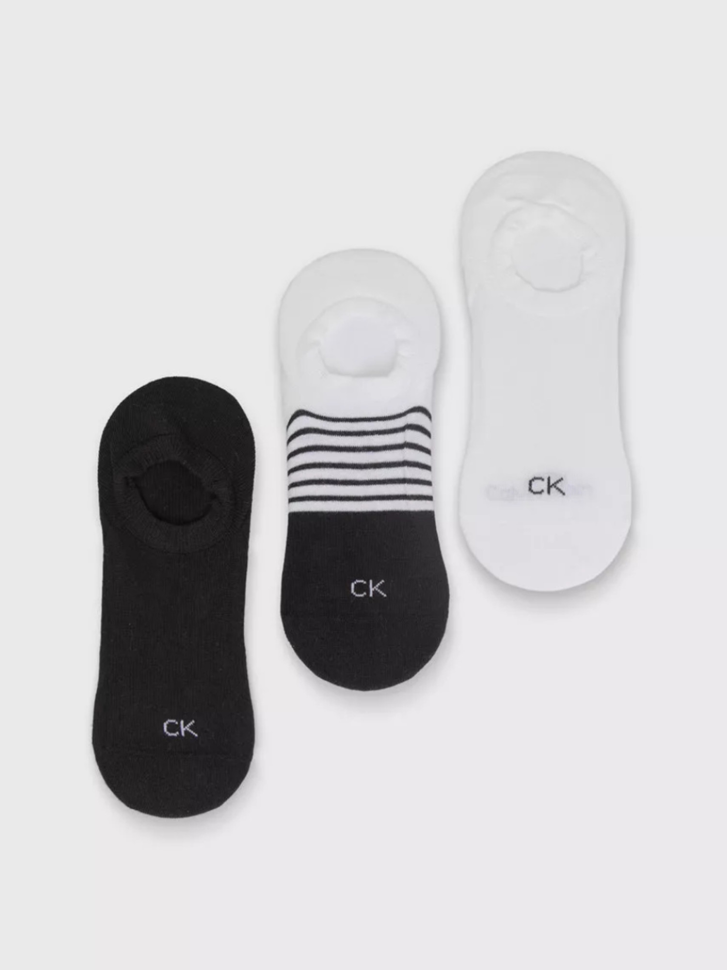 detail Calvin Klein pánske ponožky 3 pack