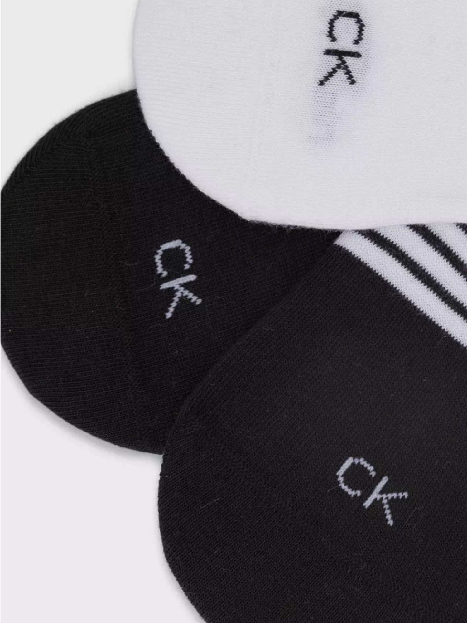 detail Calvin Klein pánske ponožky 3 pack