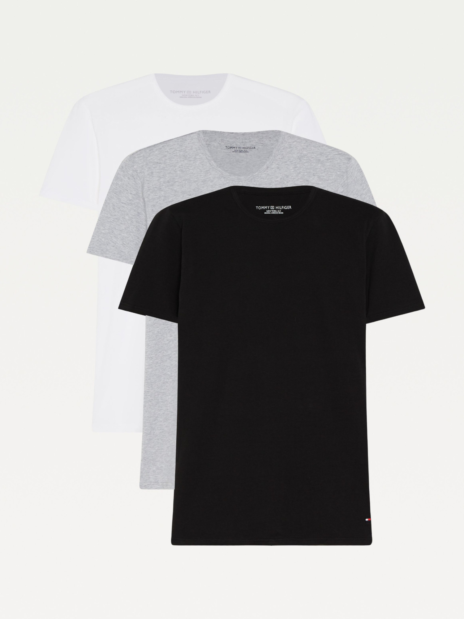 detail Tommy Hilfiger pánske tričká 3pack