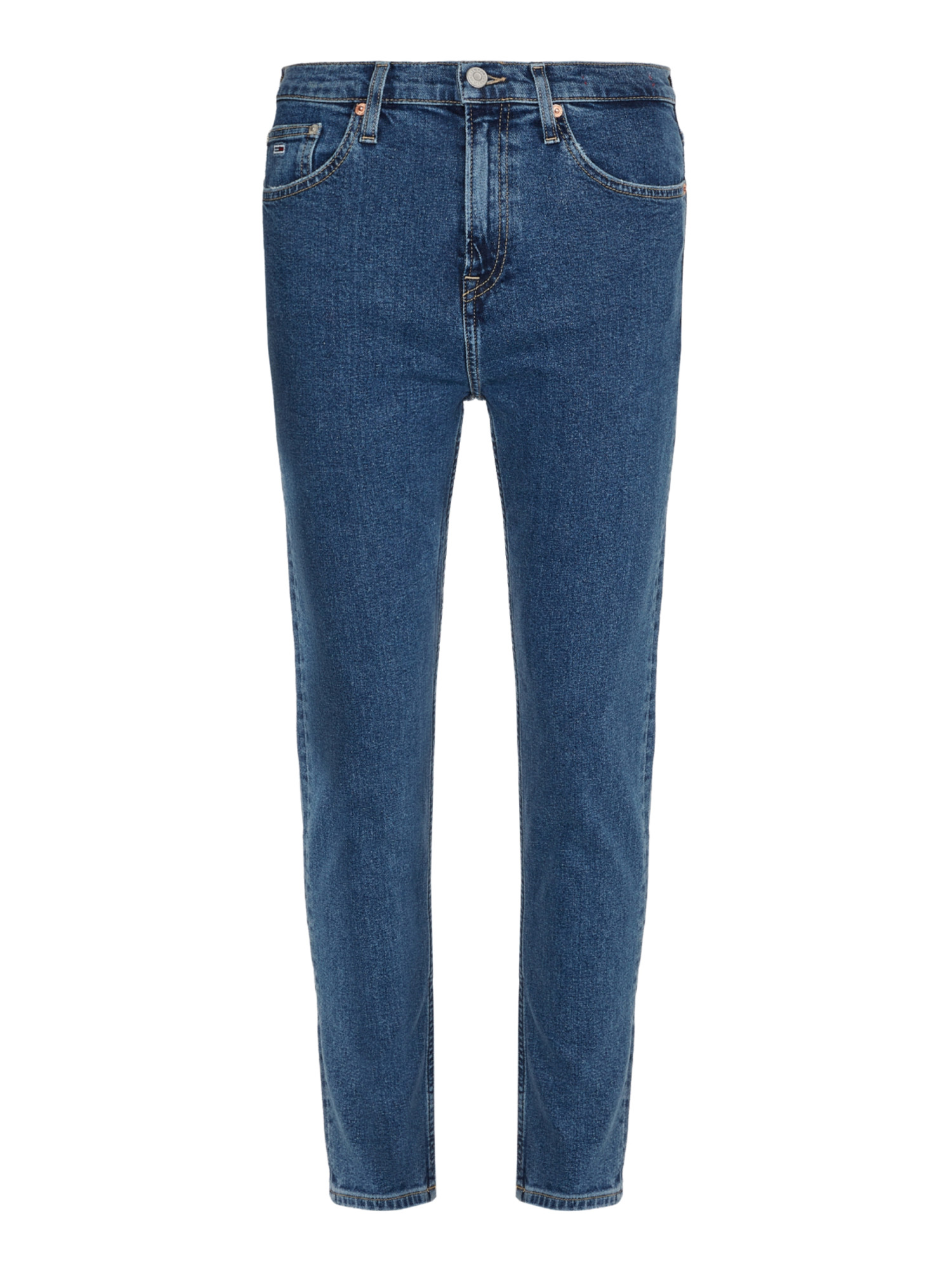 detail Tommy Jeans dámske tmavomodré džínsy IZZIE