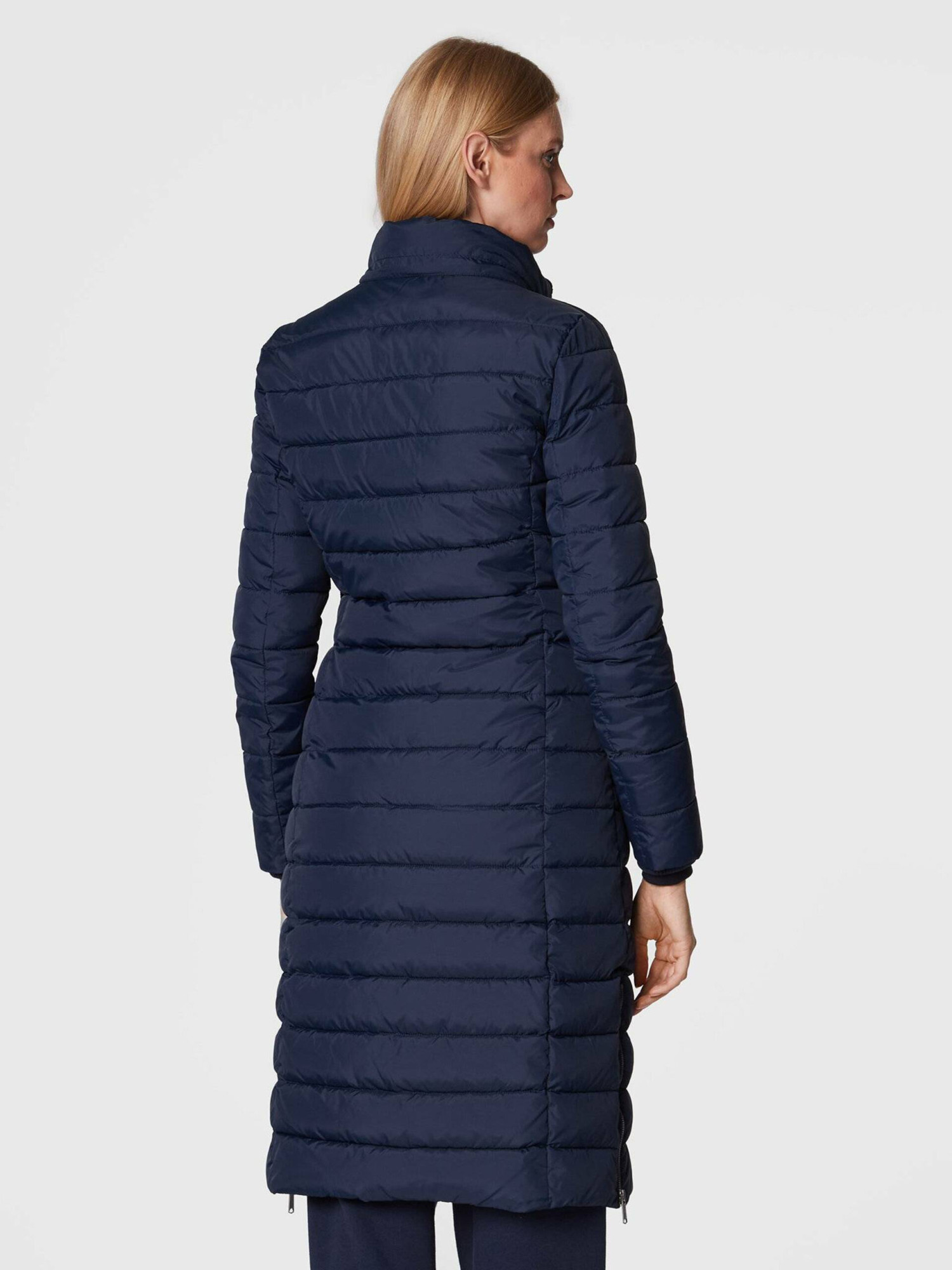 detail Tommy Jeans dámska tmavomodrá bunda