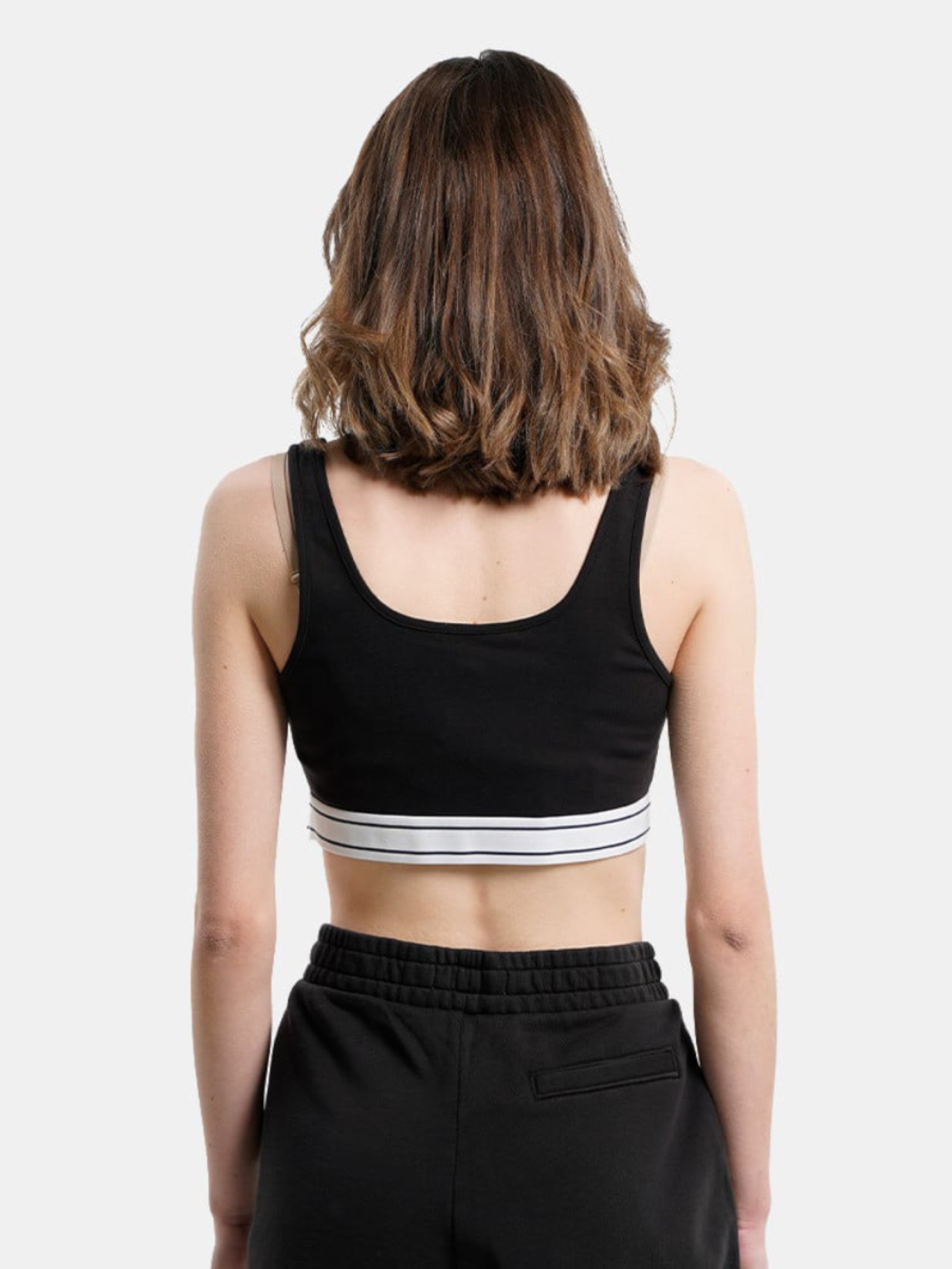 detail Tommy Jeans dámsky čierny top