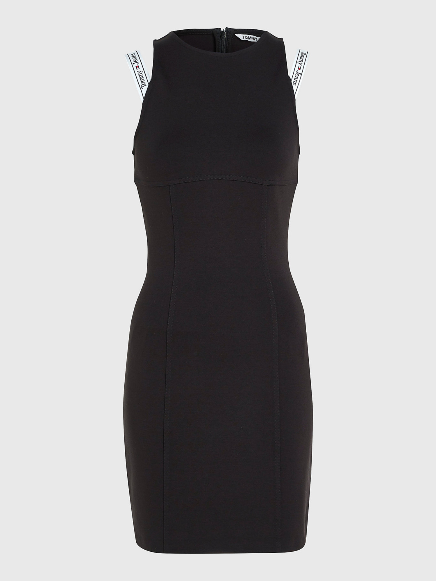 detail Tommy Jeans dámske čierne šaty
