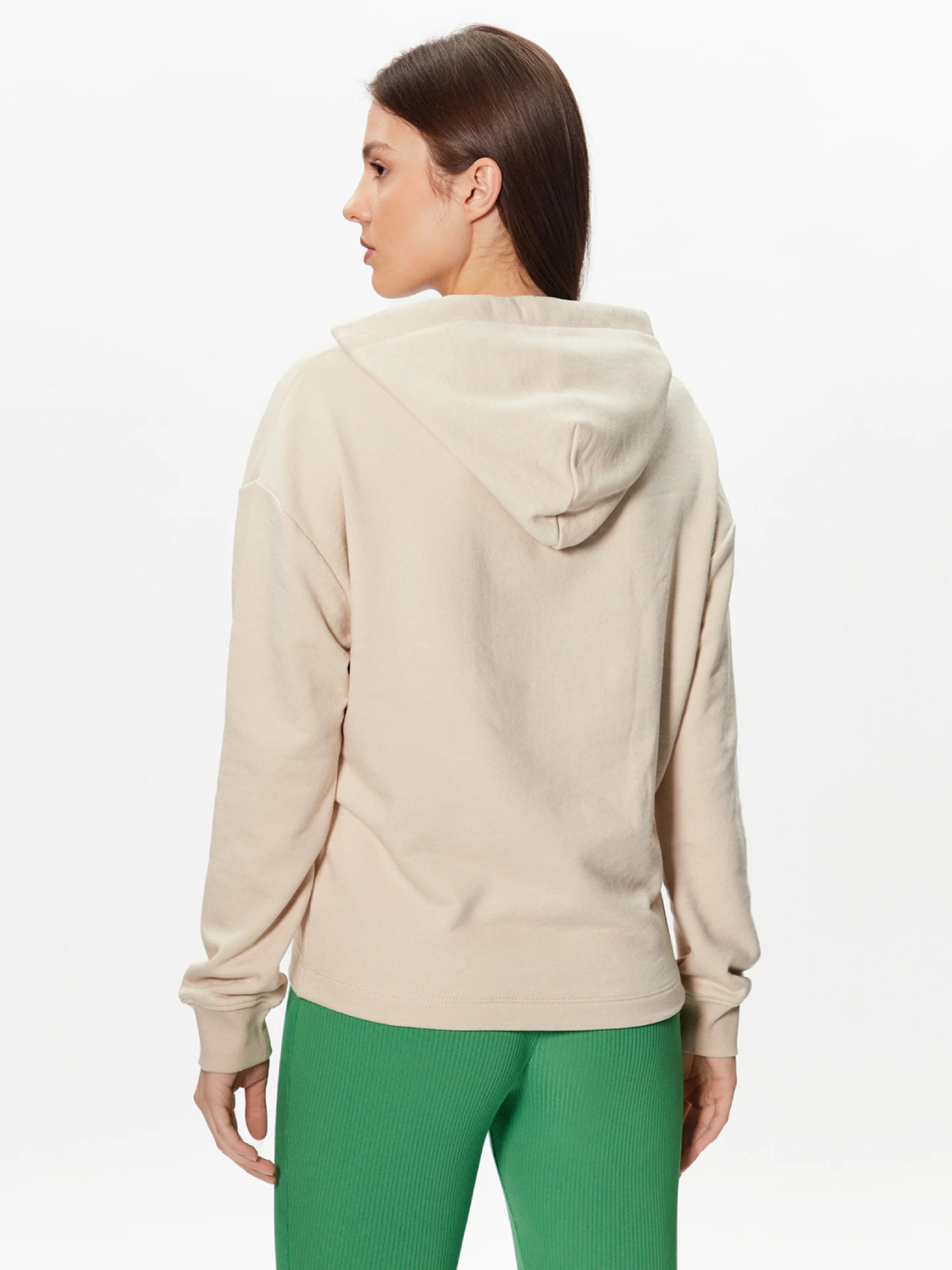 detail Tommy Jeans dámska béžová mikina