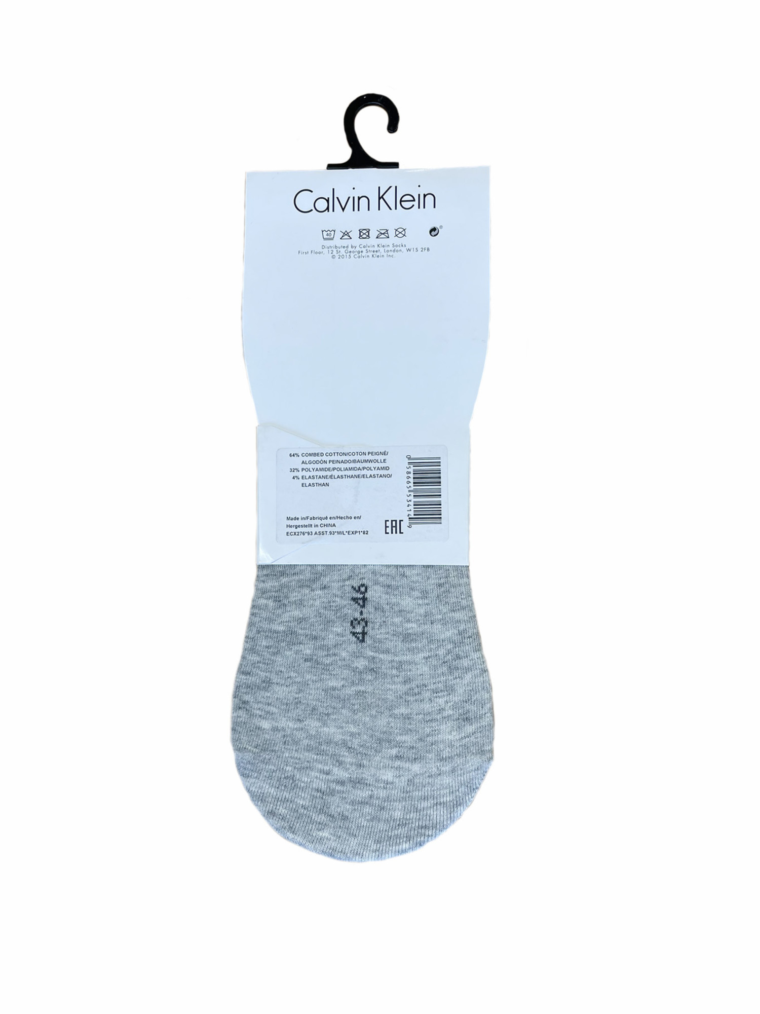 detail Calvin Klein pánske ponožky 2 pack