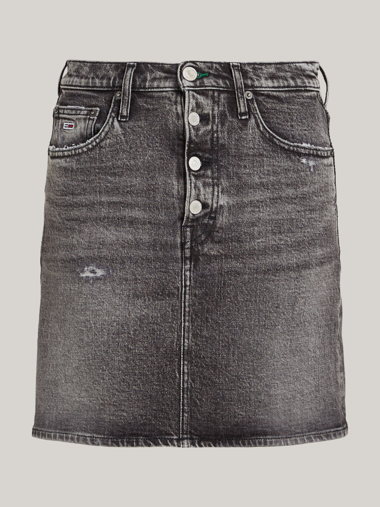 detail Tommy Jeans dámska džínsová sukňa Mom