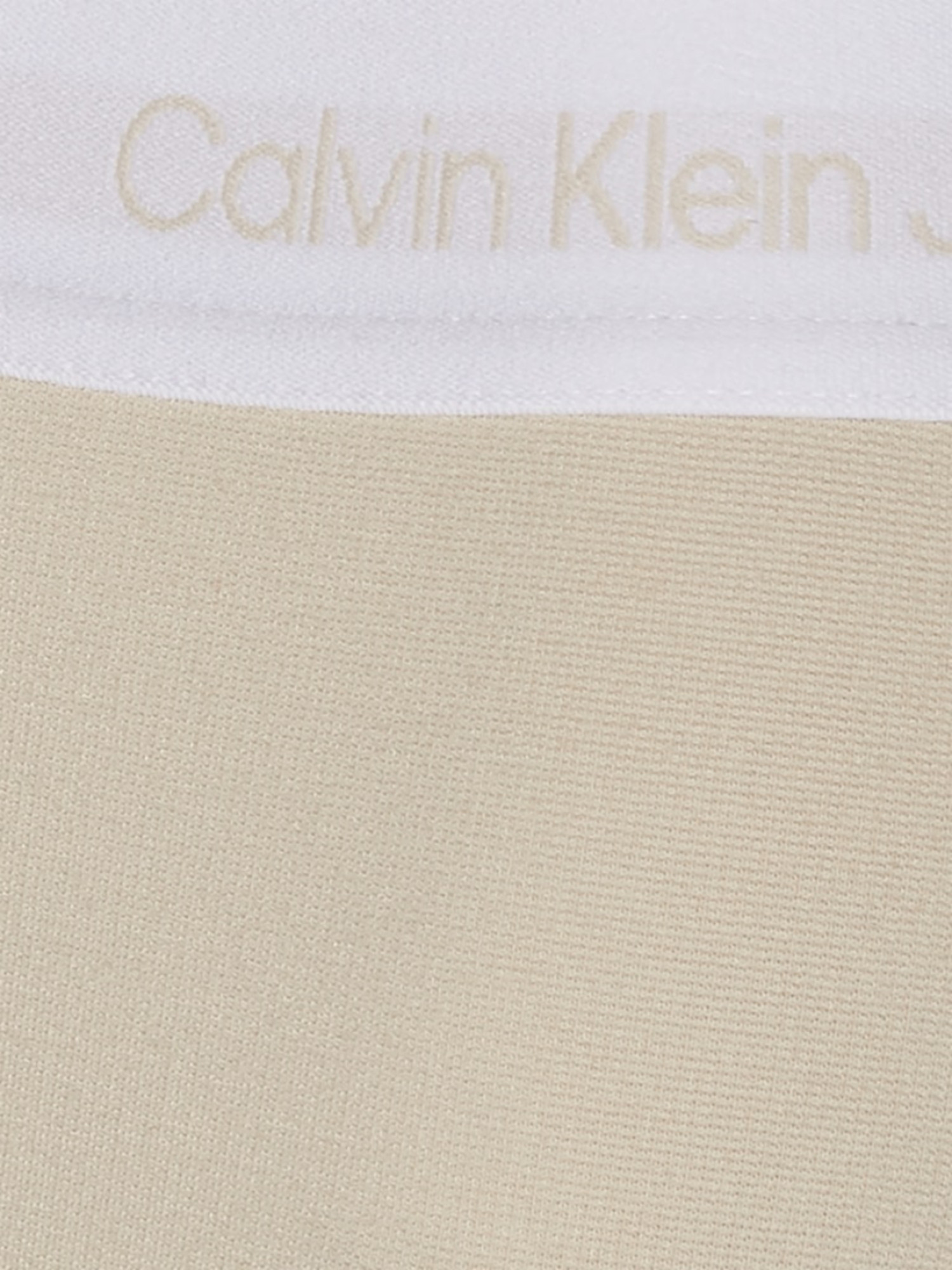 detail Calvin Klein dámske béžové cyklistické šortky